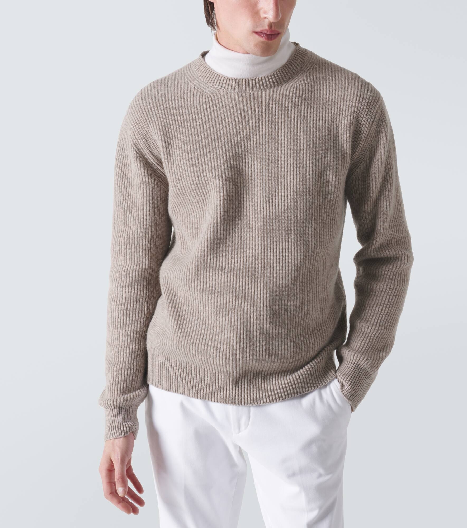 Oasi ribbed-knit cashmere sweater - 3