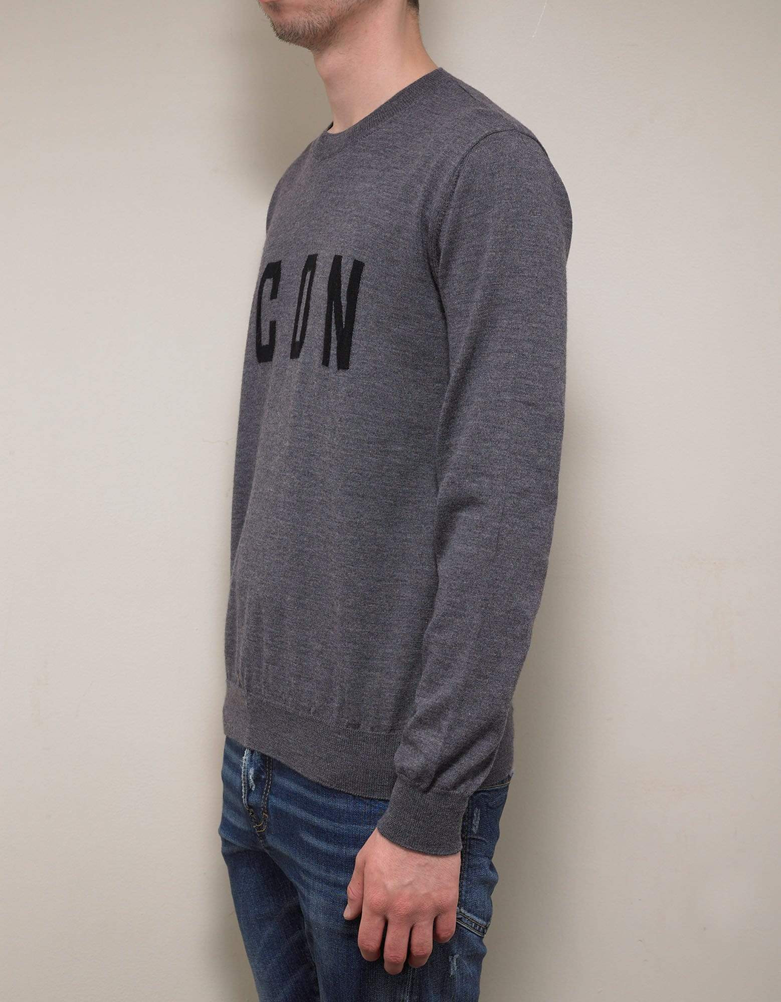 Dsquared2 Grey Icon Sweater - 2
