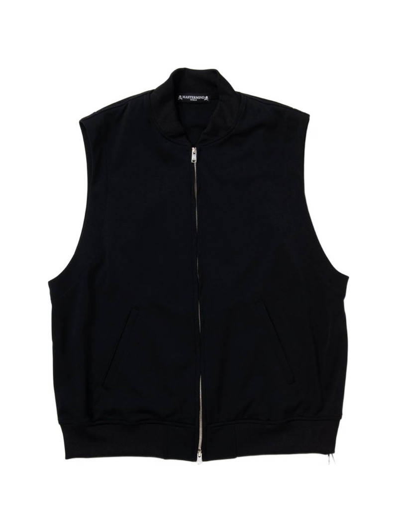 skull ribbed gilet 1