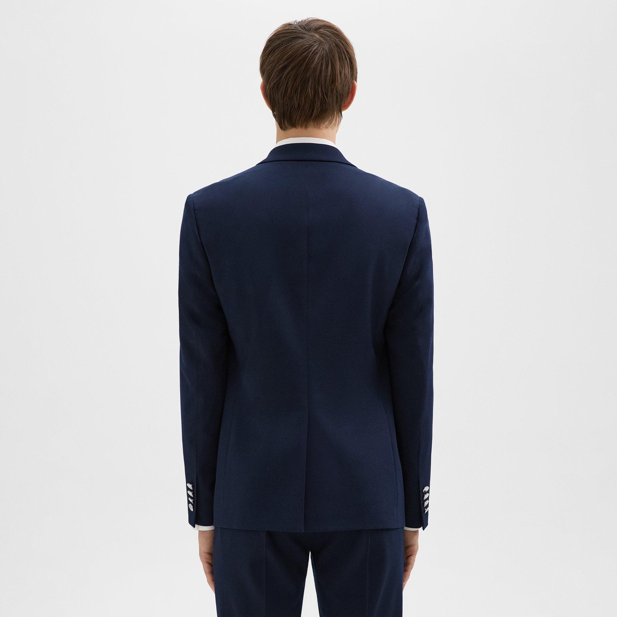 Morton Blazer in Textured Gabardine - 4