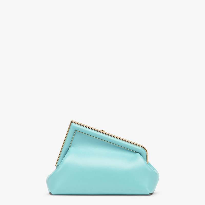 Turquoise leather bag 3