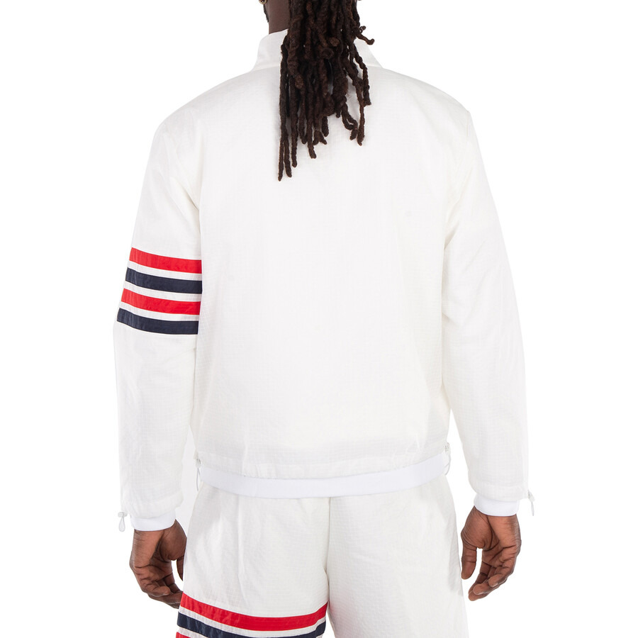 Thom Browne Men's Ultralight Ripstop 4-Bar Funnel Neck Jacket - 3