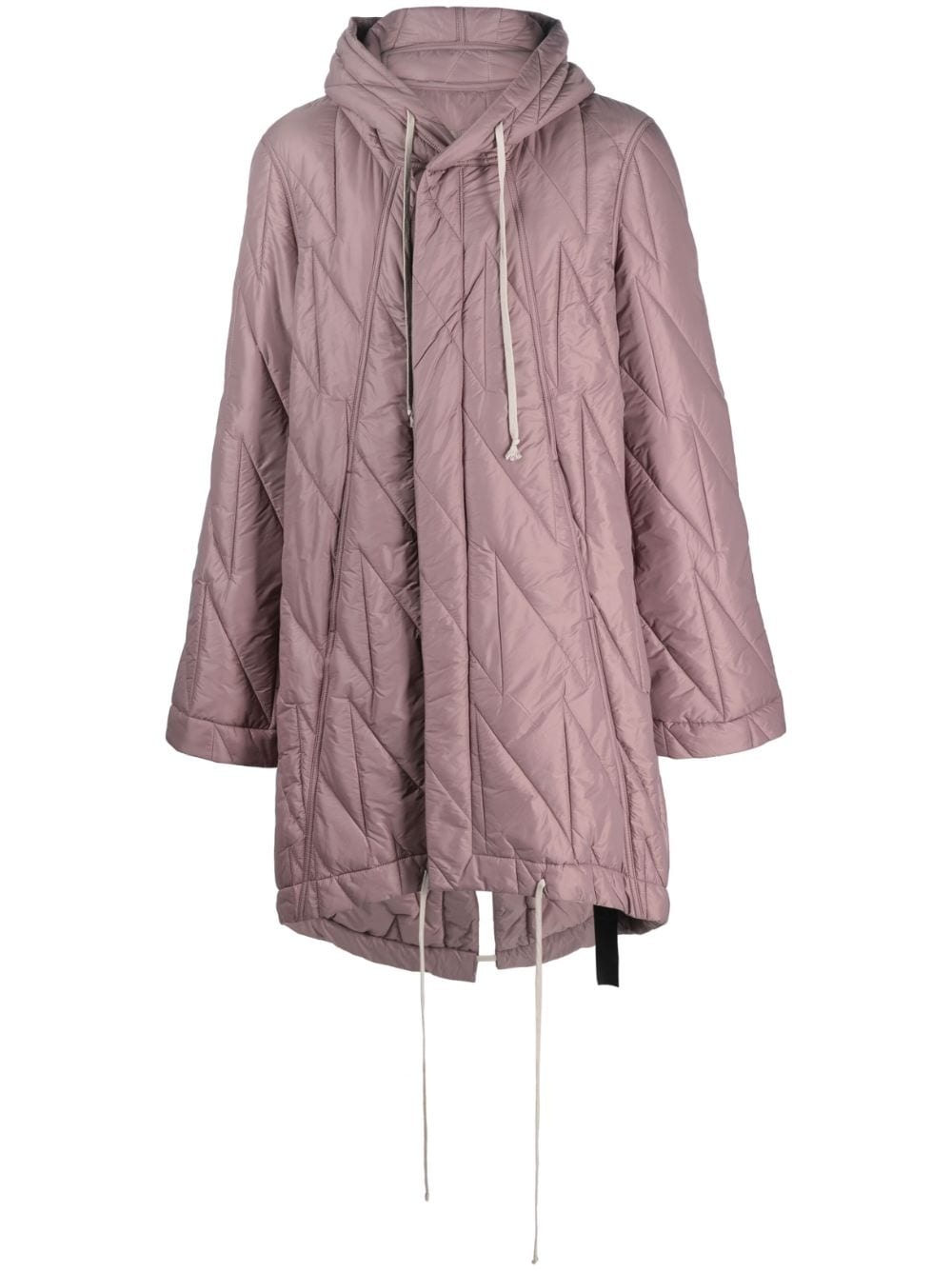fishtail quilted parka - 1