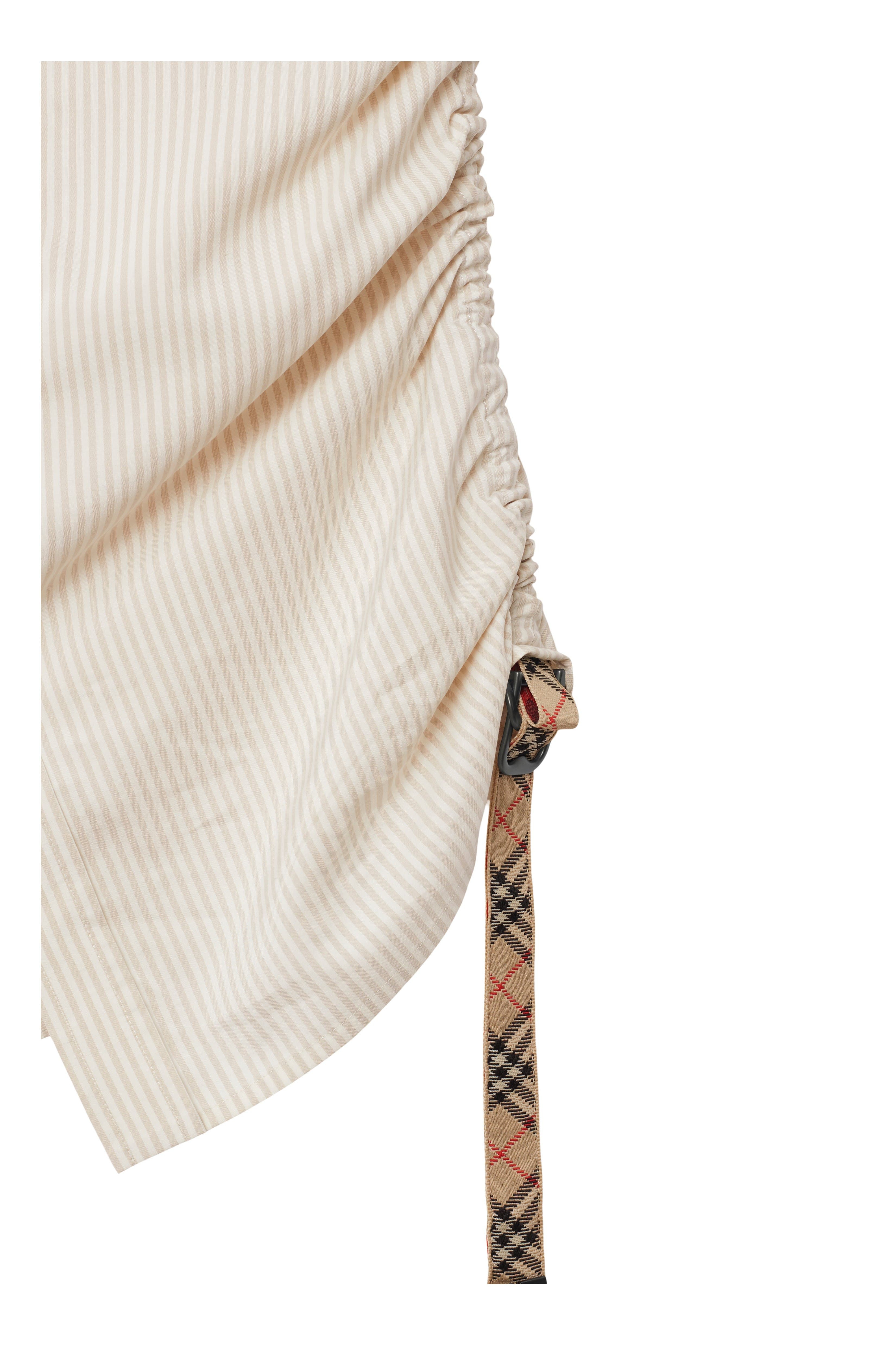 burberry Striped Silk Shirt in Clam at Nordstrom - 6