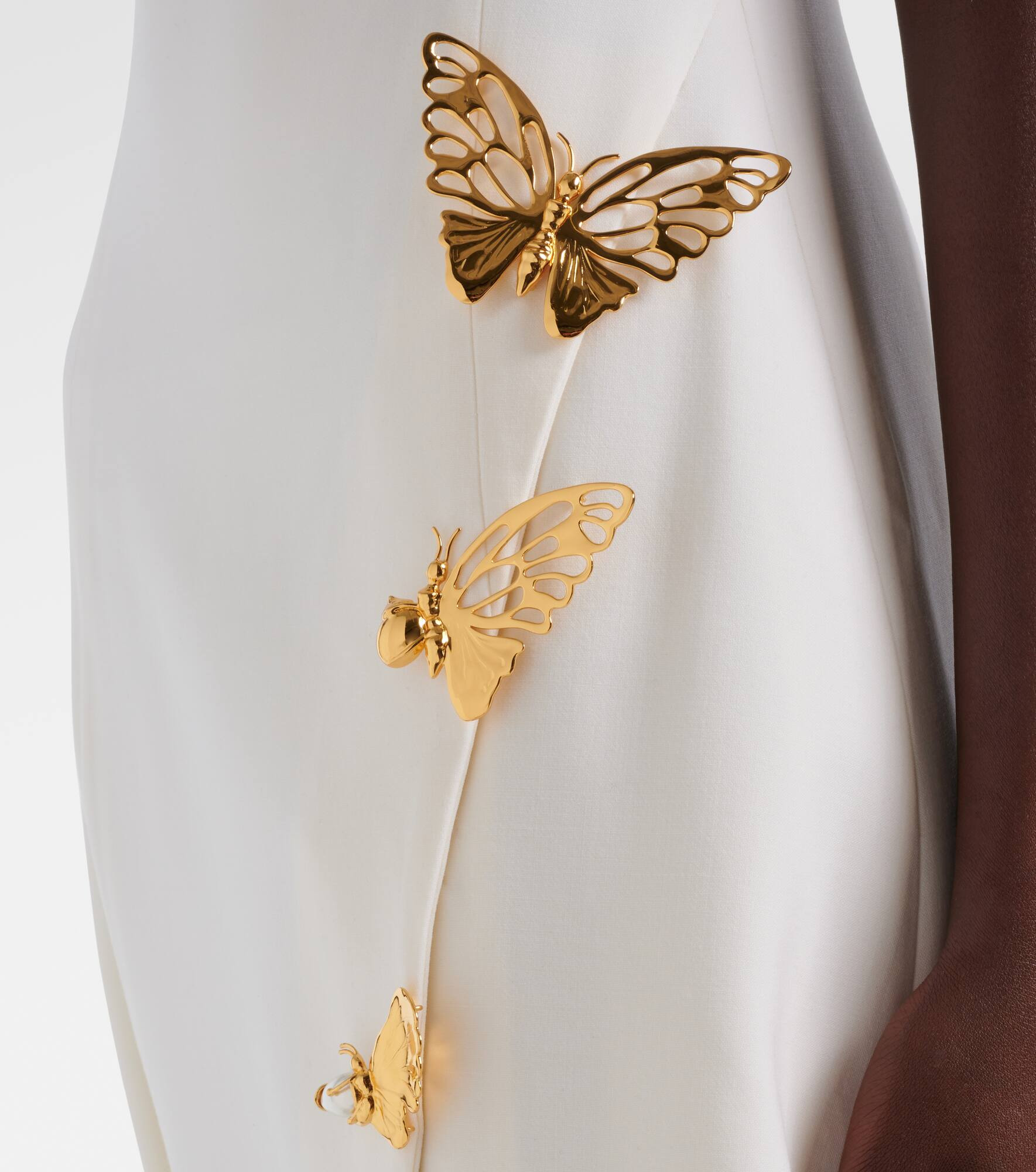 Embellished wool-blend cocktail dress - 5
