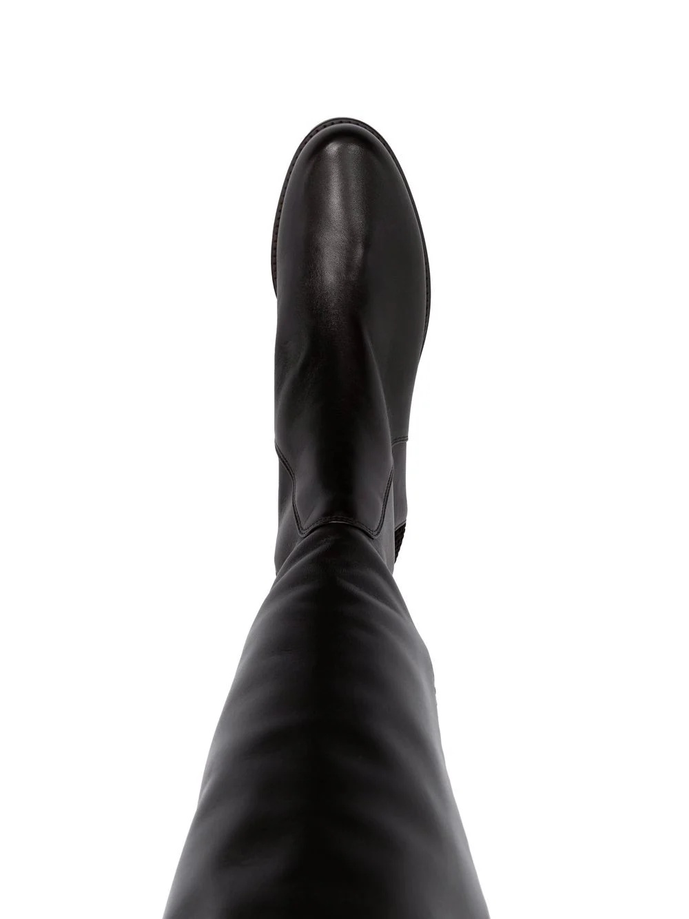 thigh-high leather boots - 4