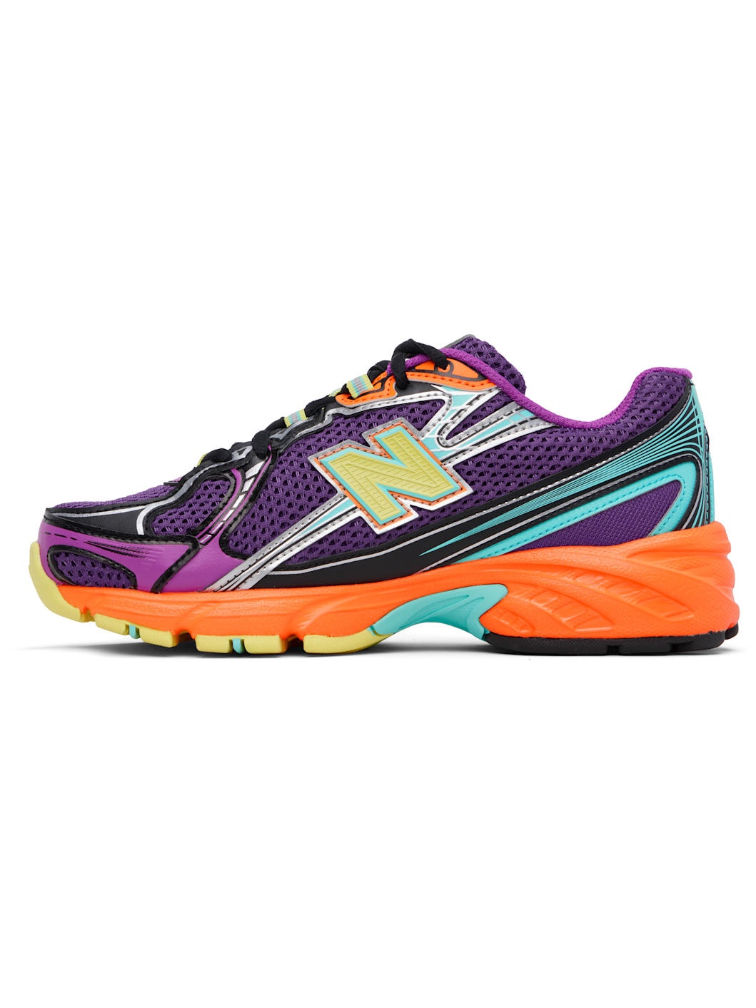 Purple 740 Sneakers - 3