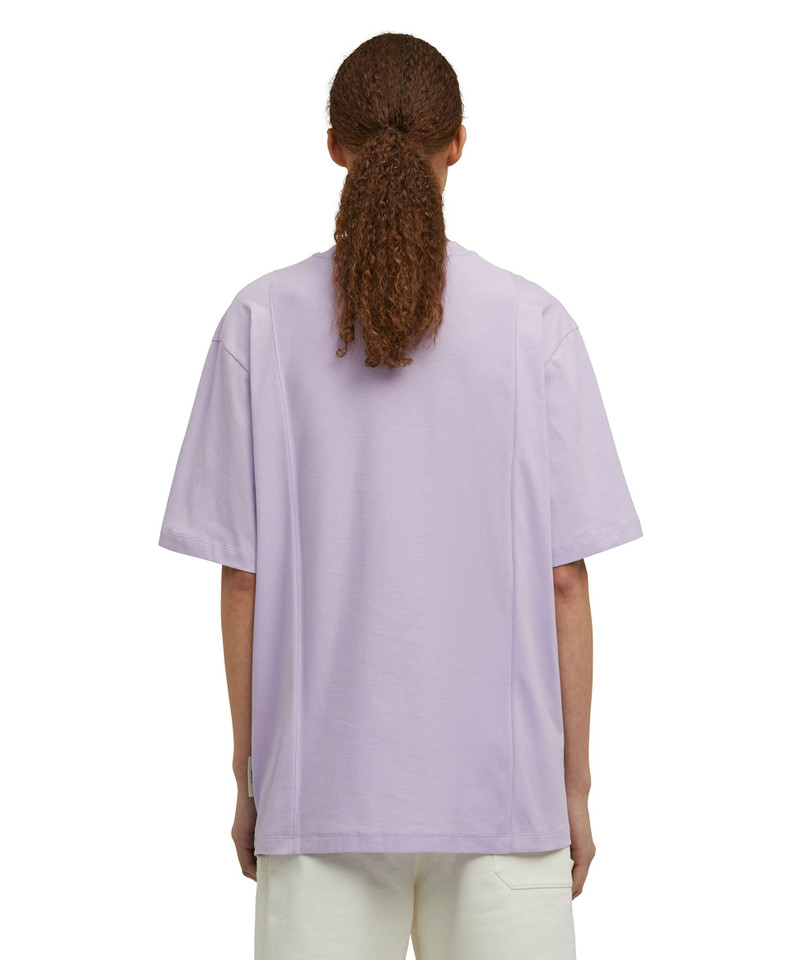 Organic cotton crewneck t-shirt from the MSGM Fantastic Green Capsule 8