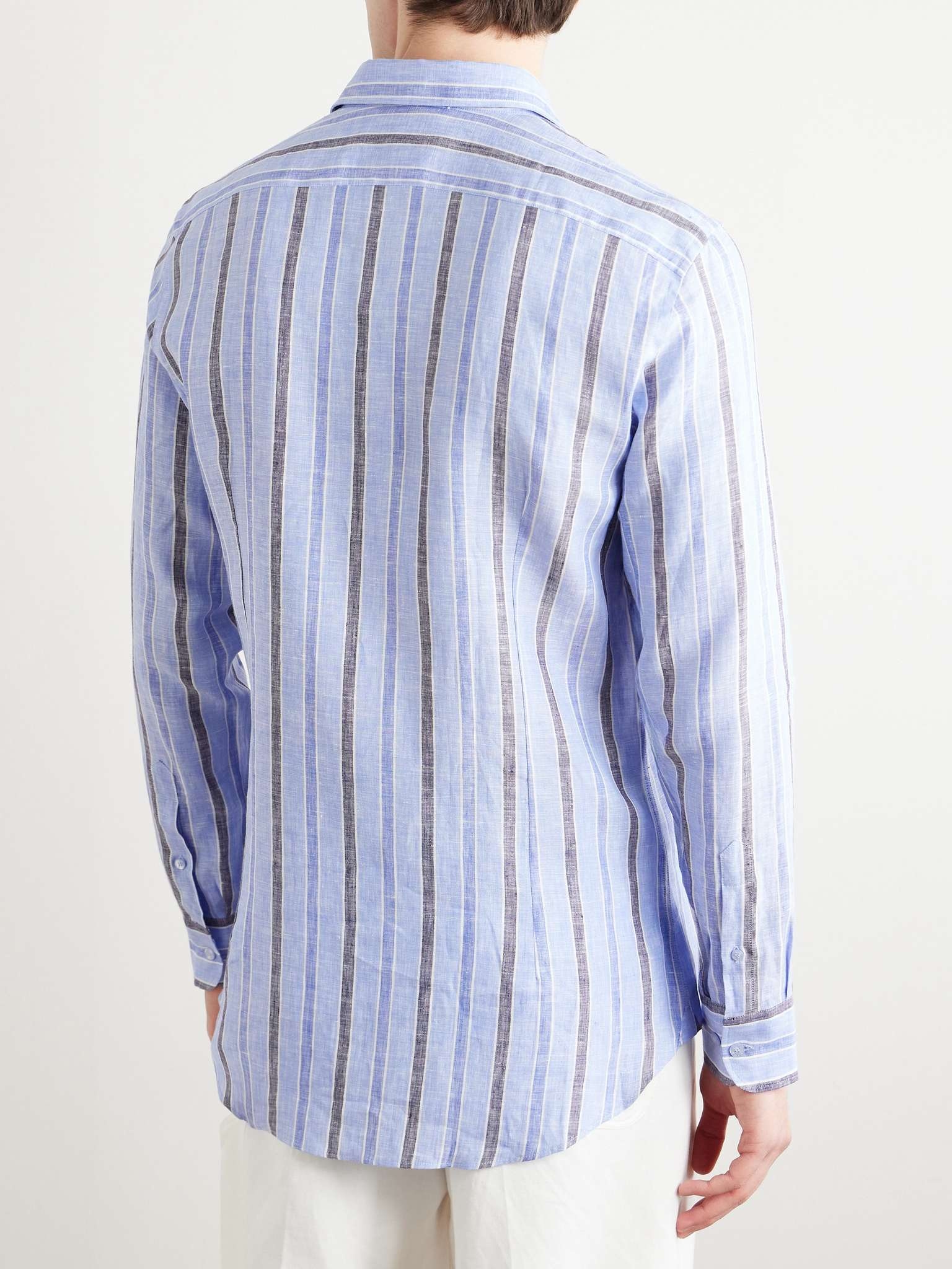 Striped Linen Shirt - 4