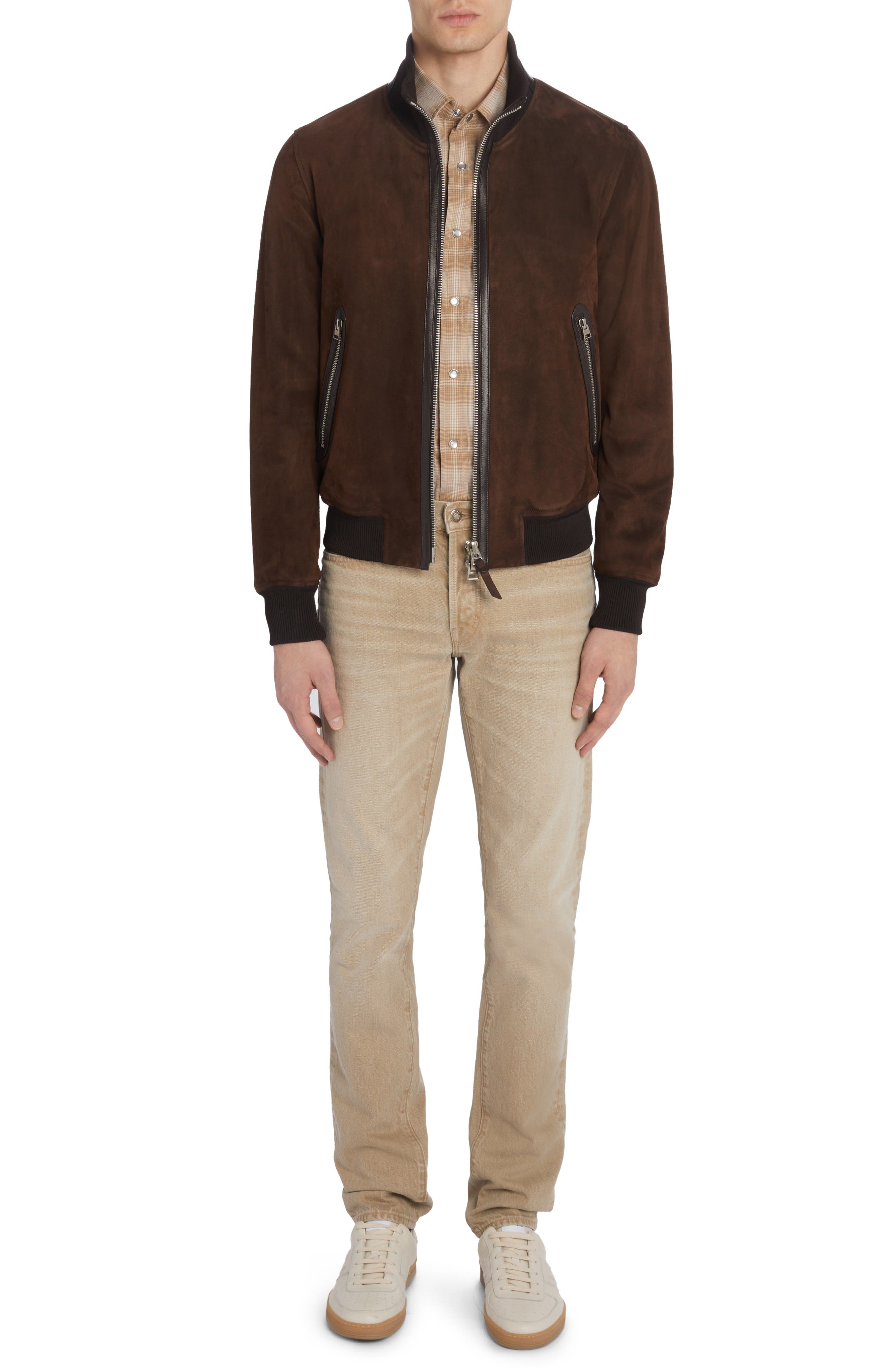 Dégradé Plaid Brushed Cotton Snap-Up Western Shirt - 6