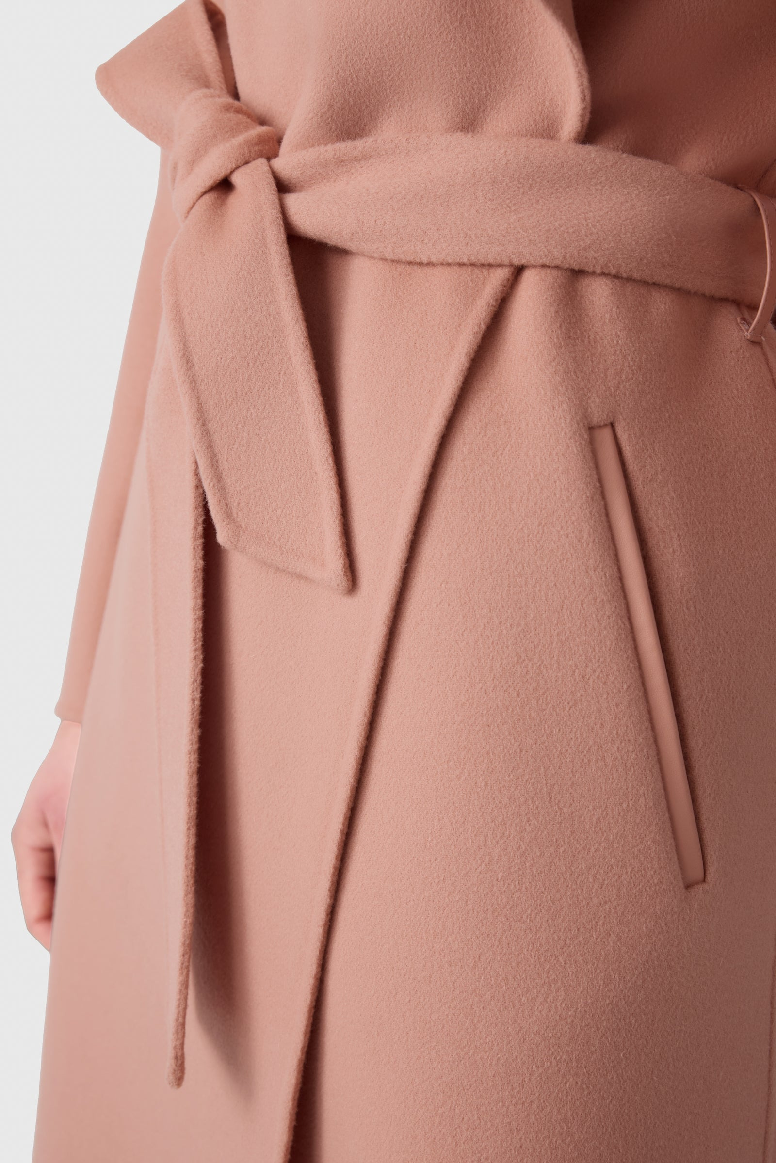MAI-CN Double-face wool wrap coat - 5