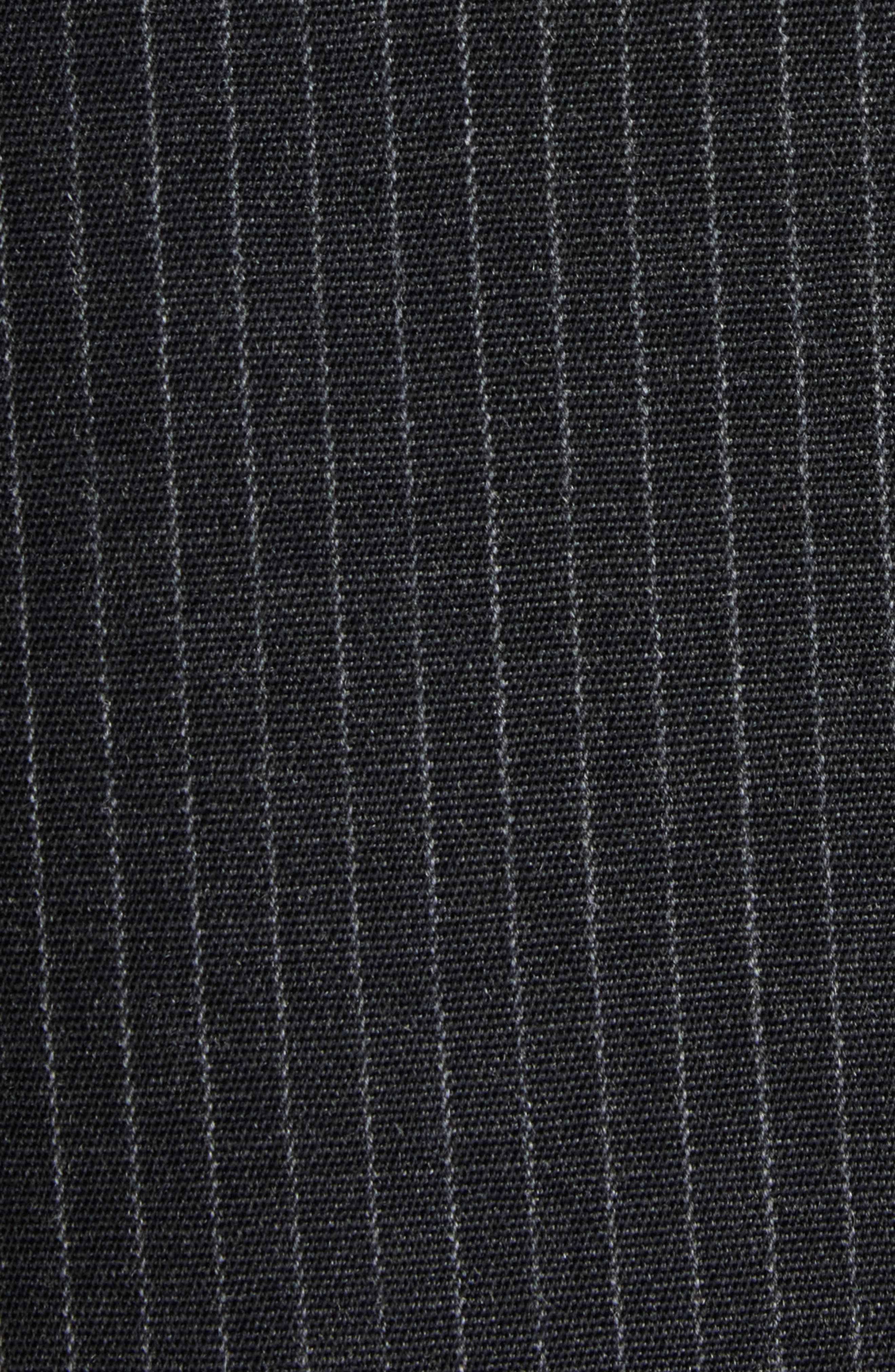 Acne Studios Pinstripe Relaxed Fit Blazer in Anthracite Grey at Nordstrom - 6