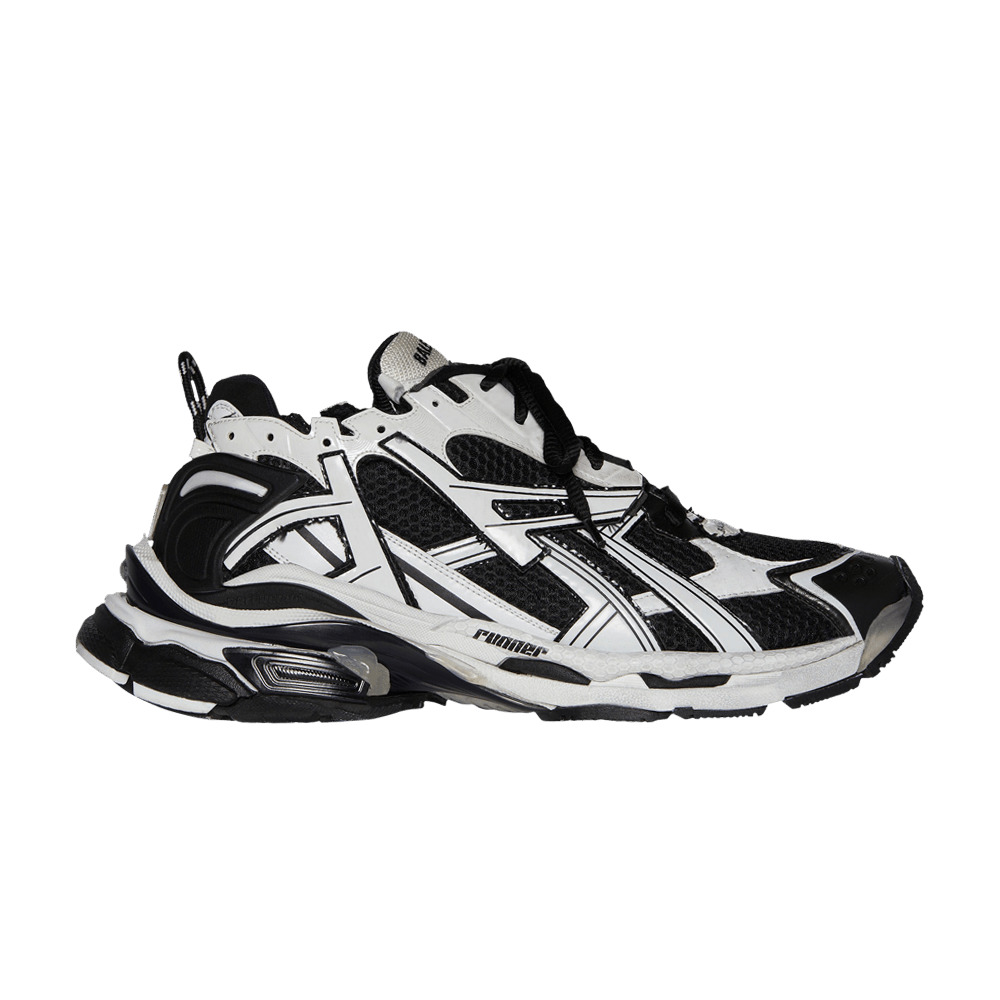 Balenciaga Runner Sneaker 'Black White' - 1