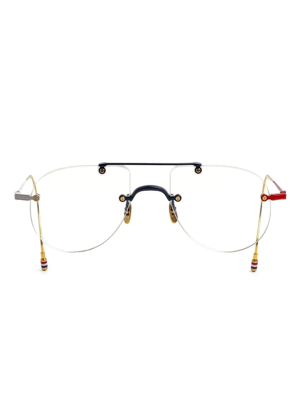 pilot-frame glasses - 1