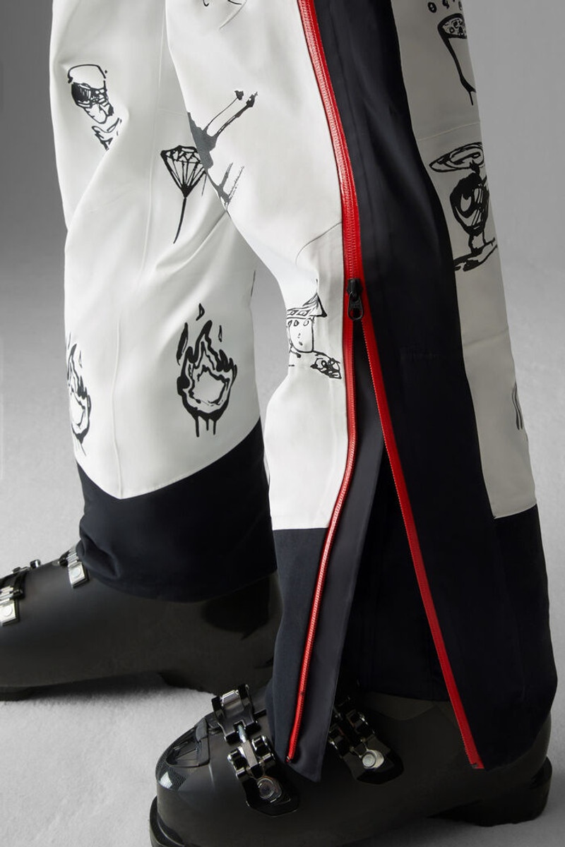 Fioma Ski overalls in Black/White 7