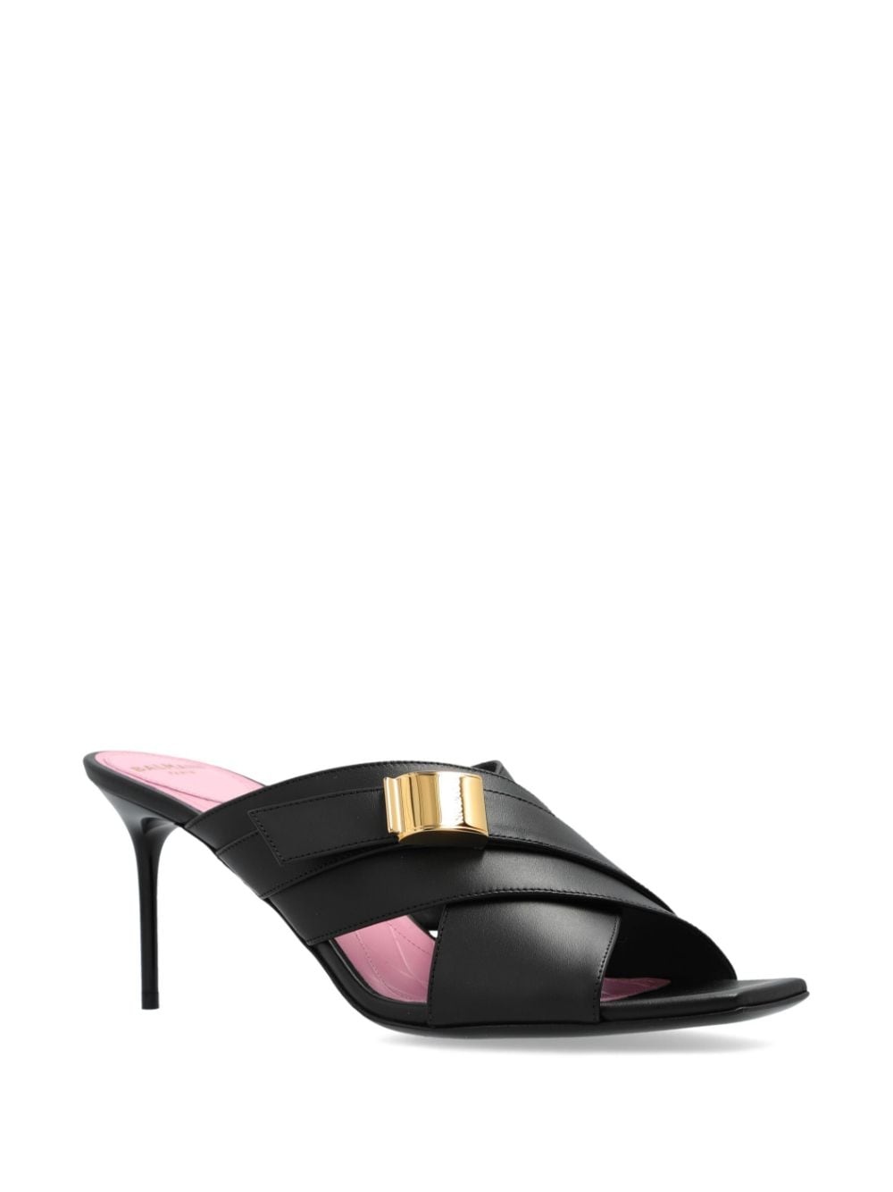 crossover 75mm leather mules - 2