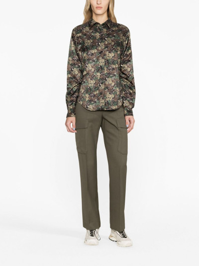 Aspesi floral-print long-sleeve shirt outlook