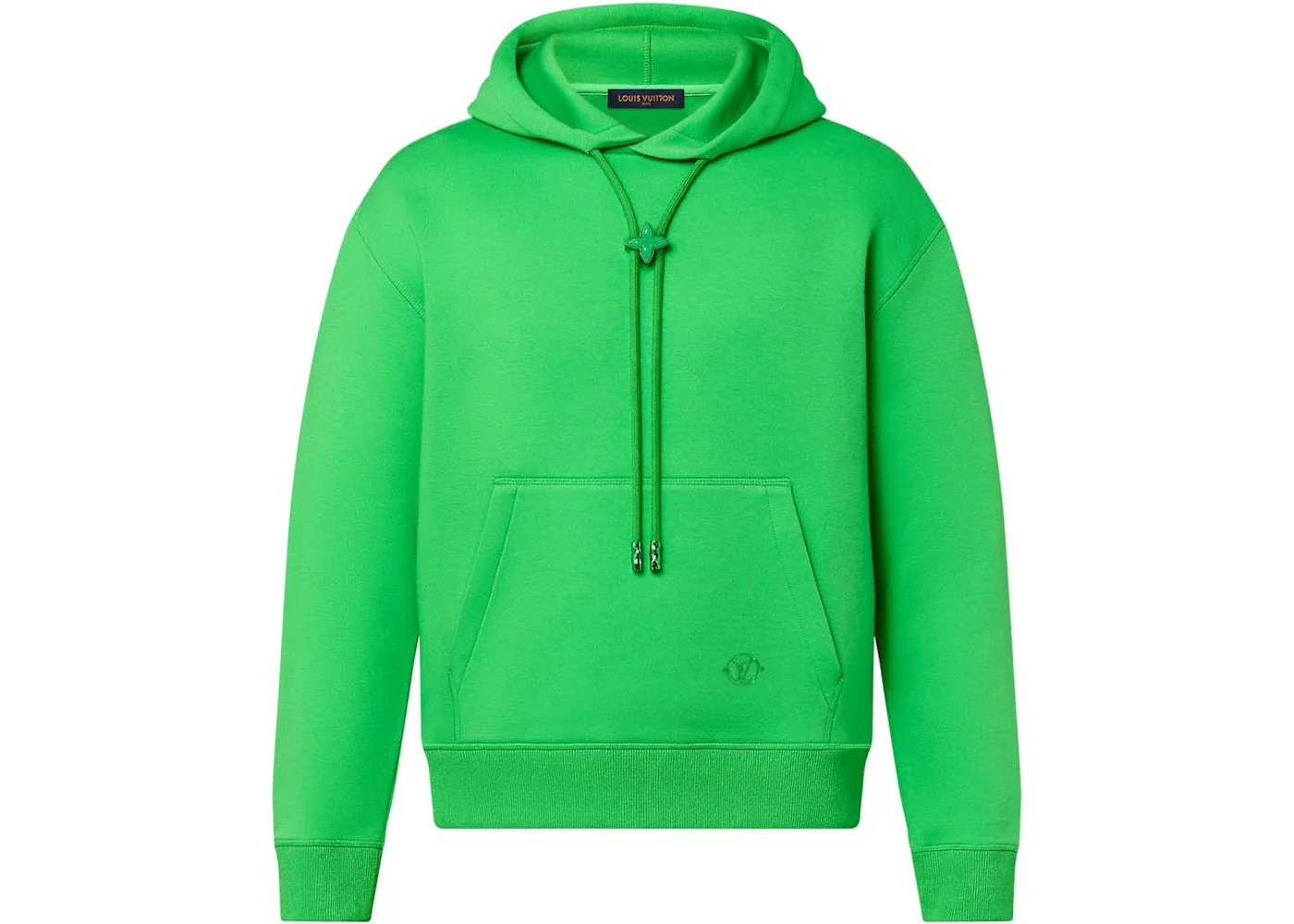 Louis Vuitton Monogram Flower Stopper Cotton Hoodie Opal Green - 1