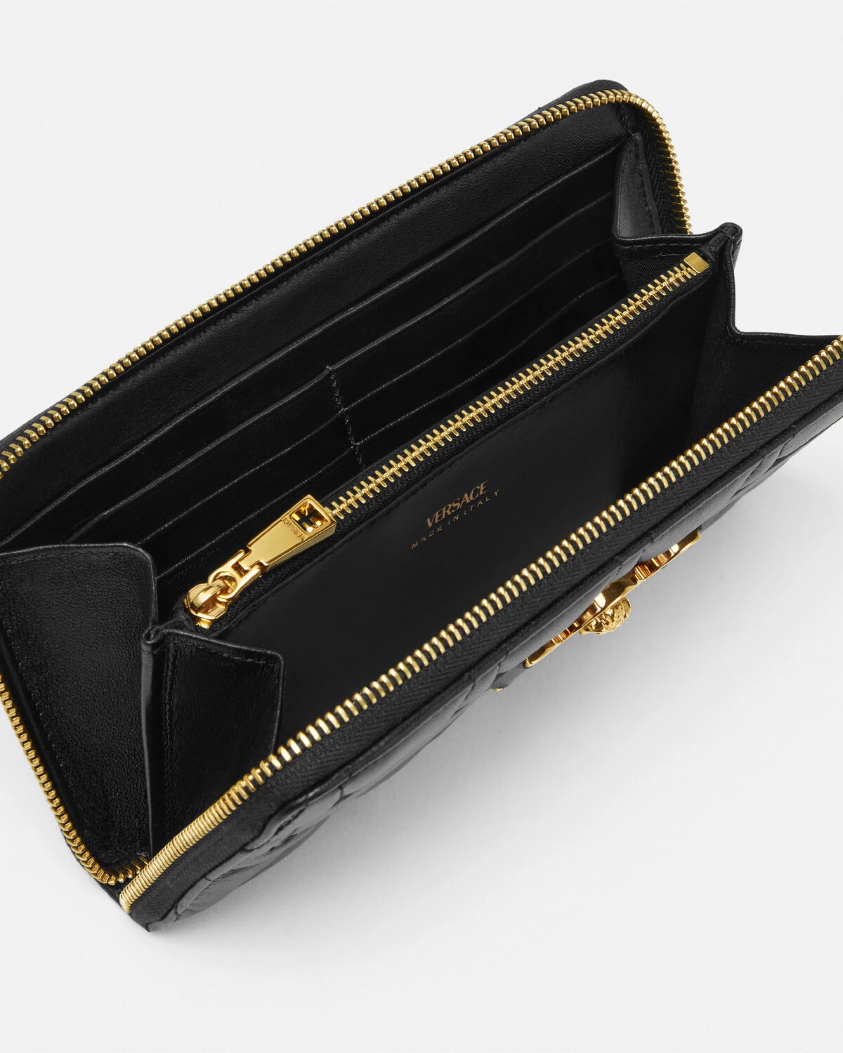 Medusa '95 Quilted Long Wallet - 2