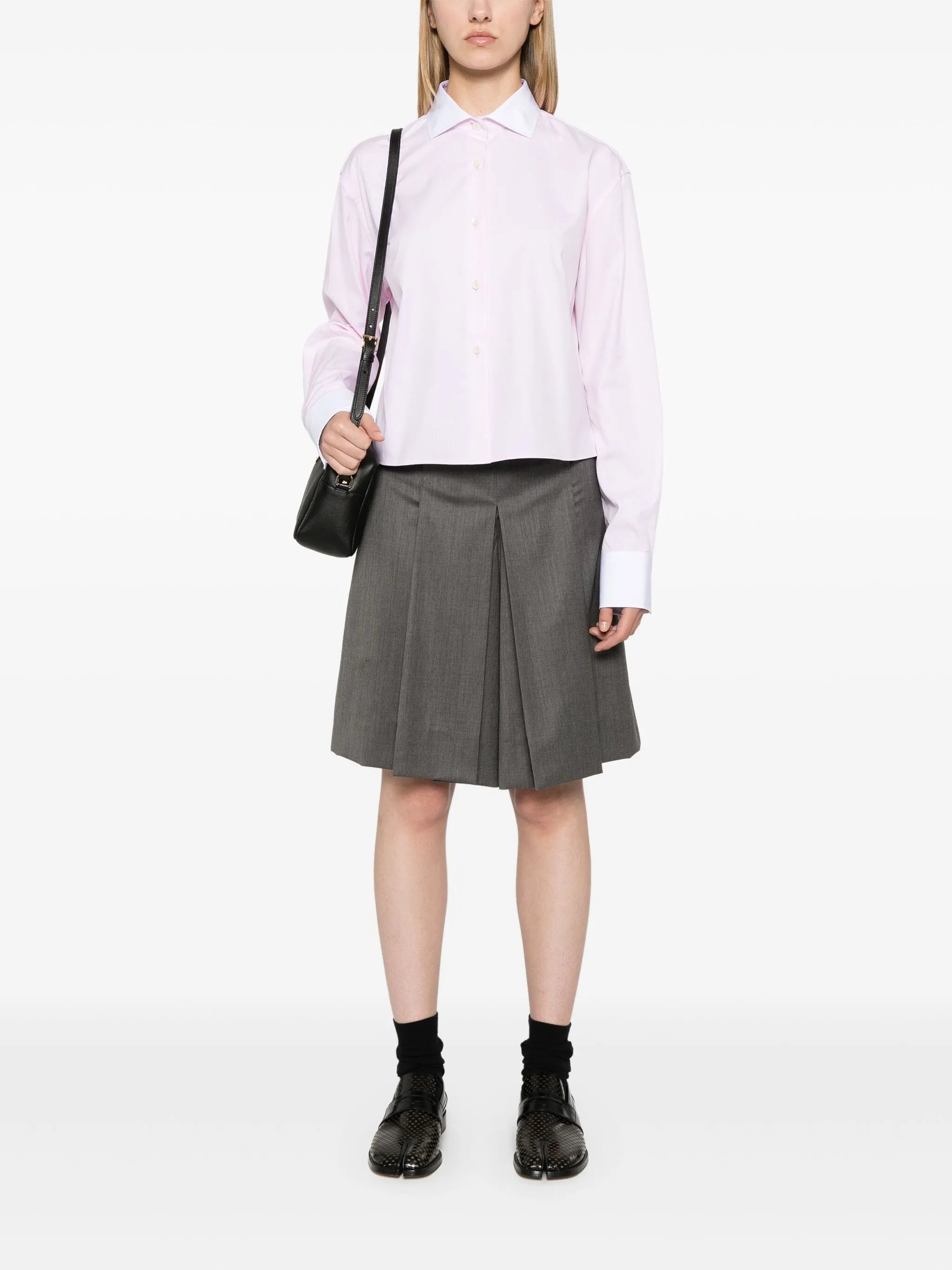 Logo-embroidered Cotton Shirt - 5