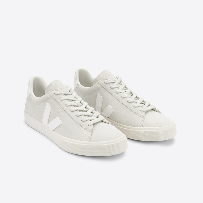 VEJA CAMPO SUEDE NATURAL WHITE outlook