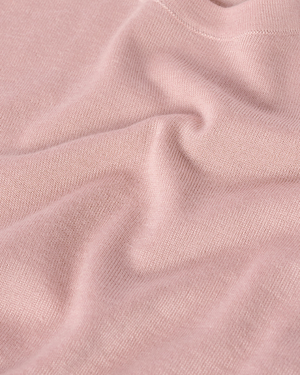 Pink Superfine Cashmere T-Shirt - 6