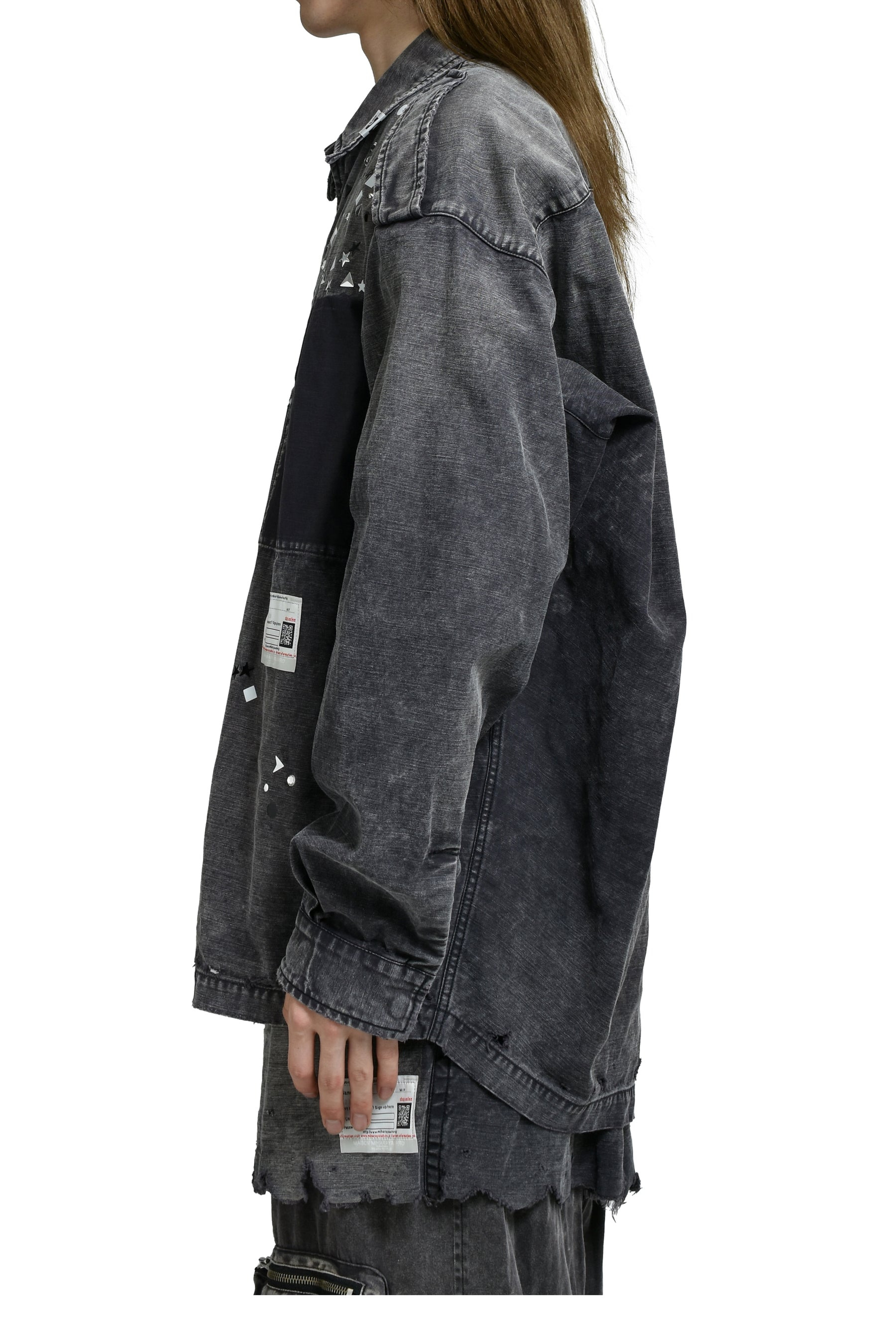 EMBELLISHED MILITARY SHIRTS / BLK - 3
