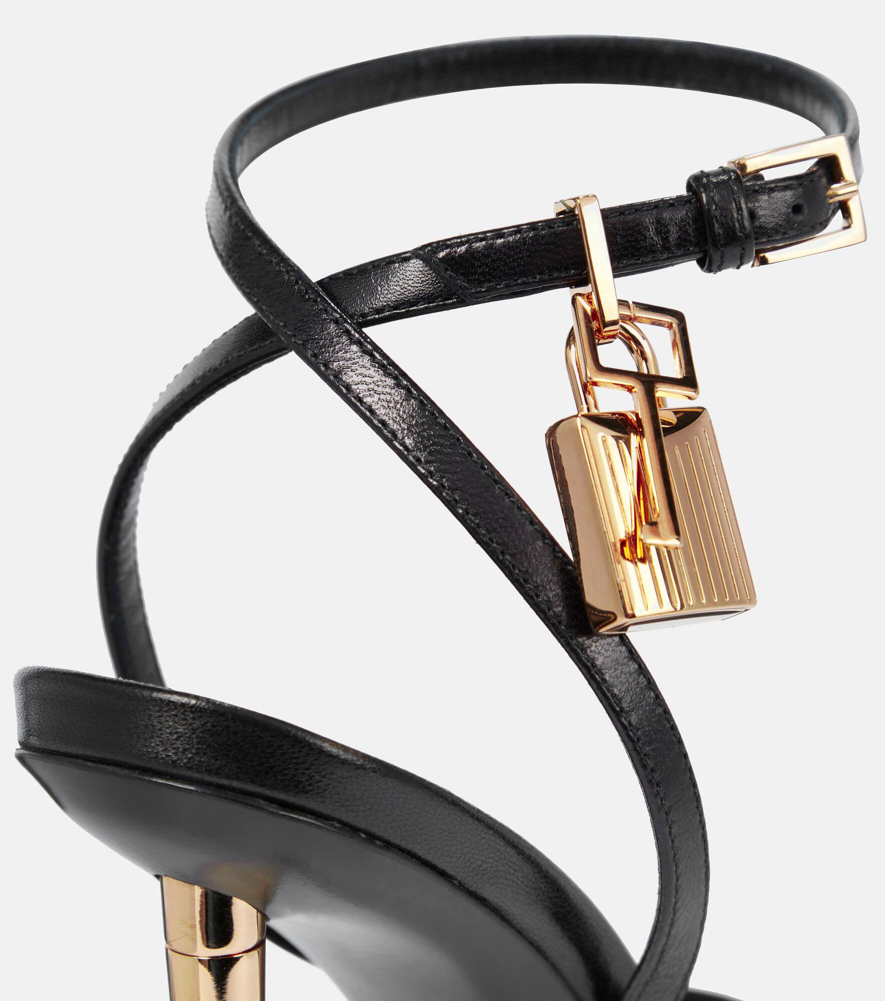 Padlock leather sandals - 6