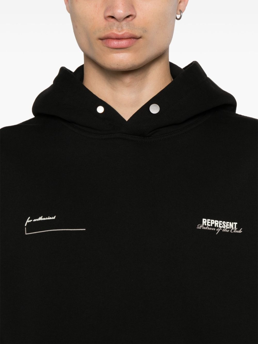 Patron of The Club cotton hoodie - 5