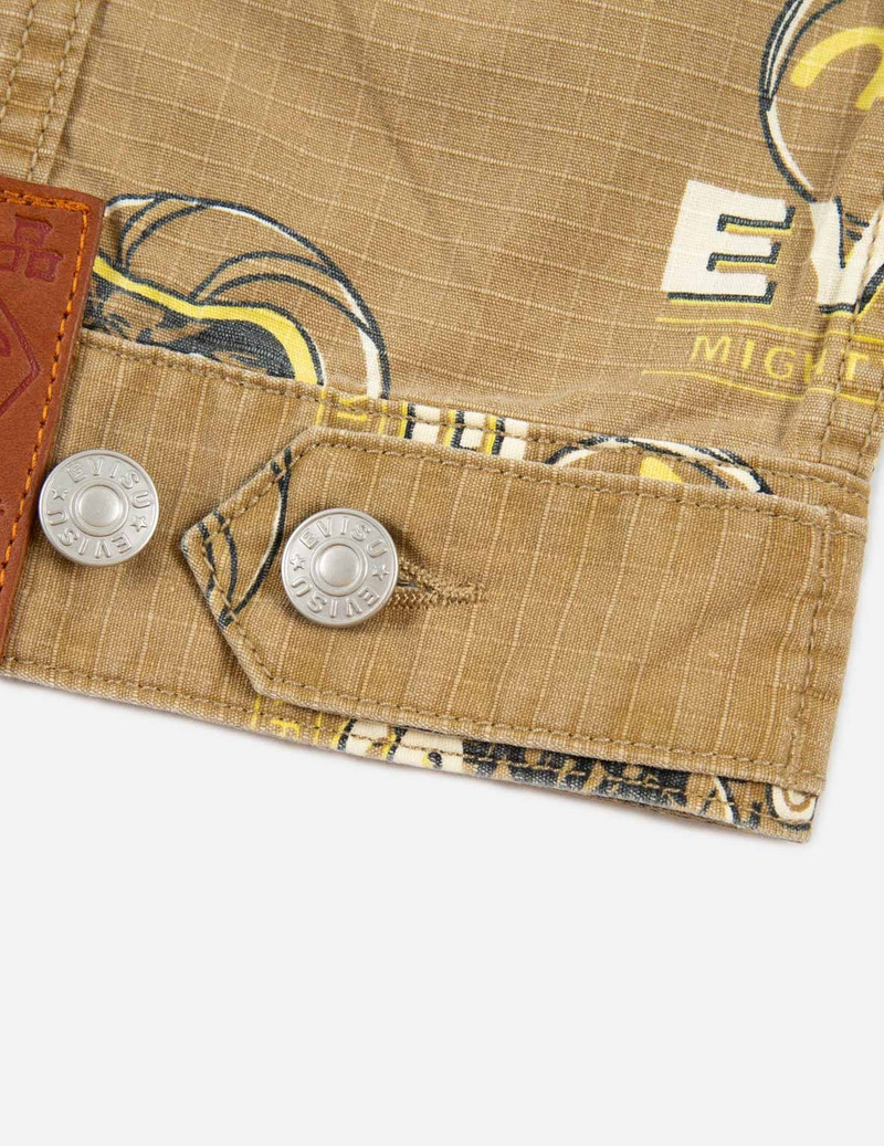 Allover Daruma Print Jacket 12