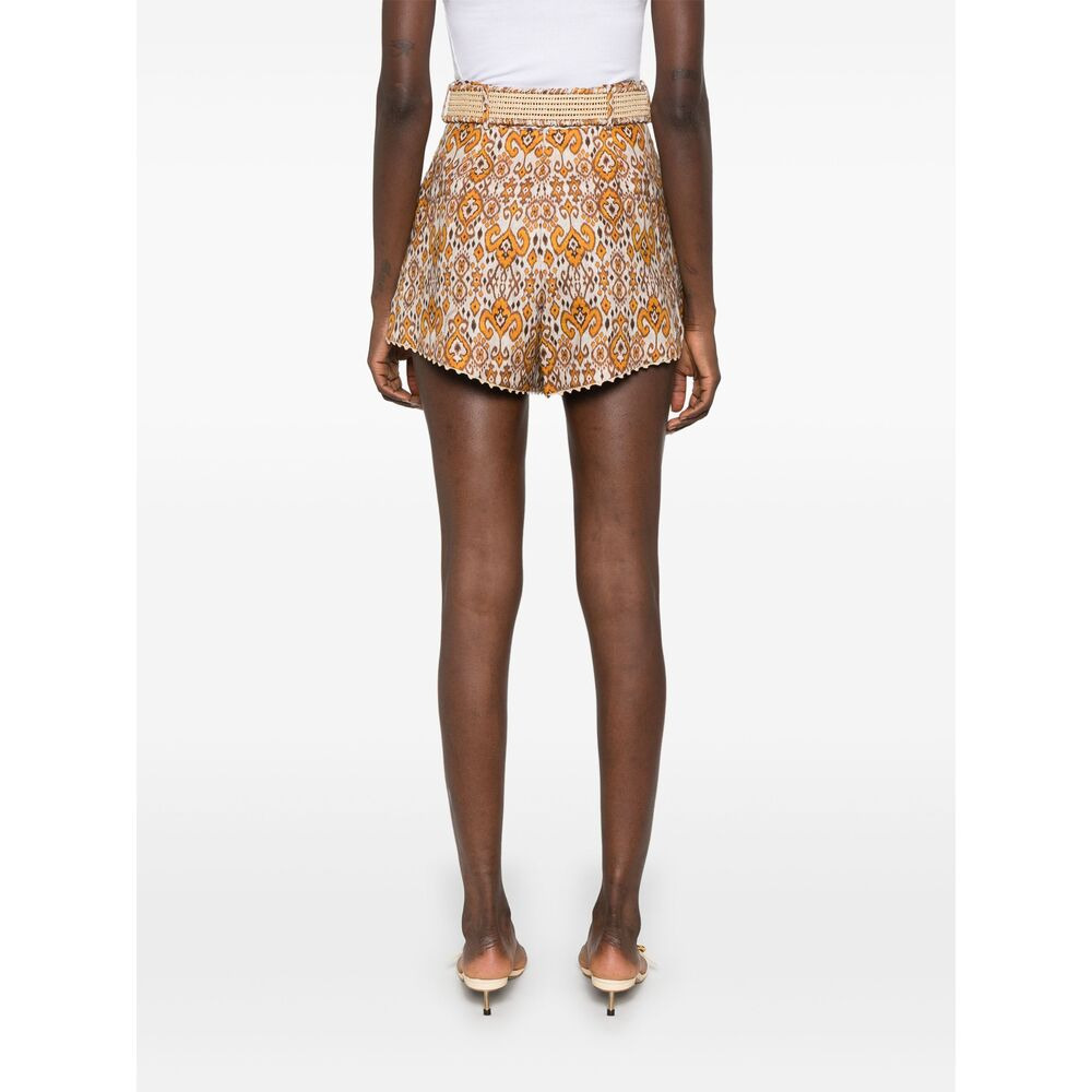 Zimmermann Orange Shorts - Short Shorts Women - 4