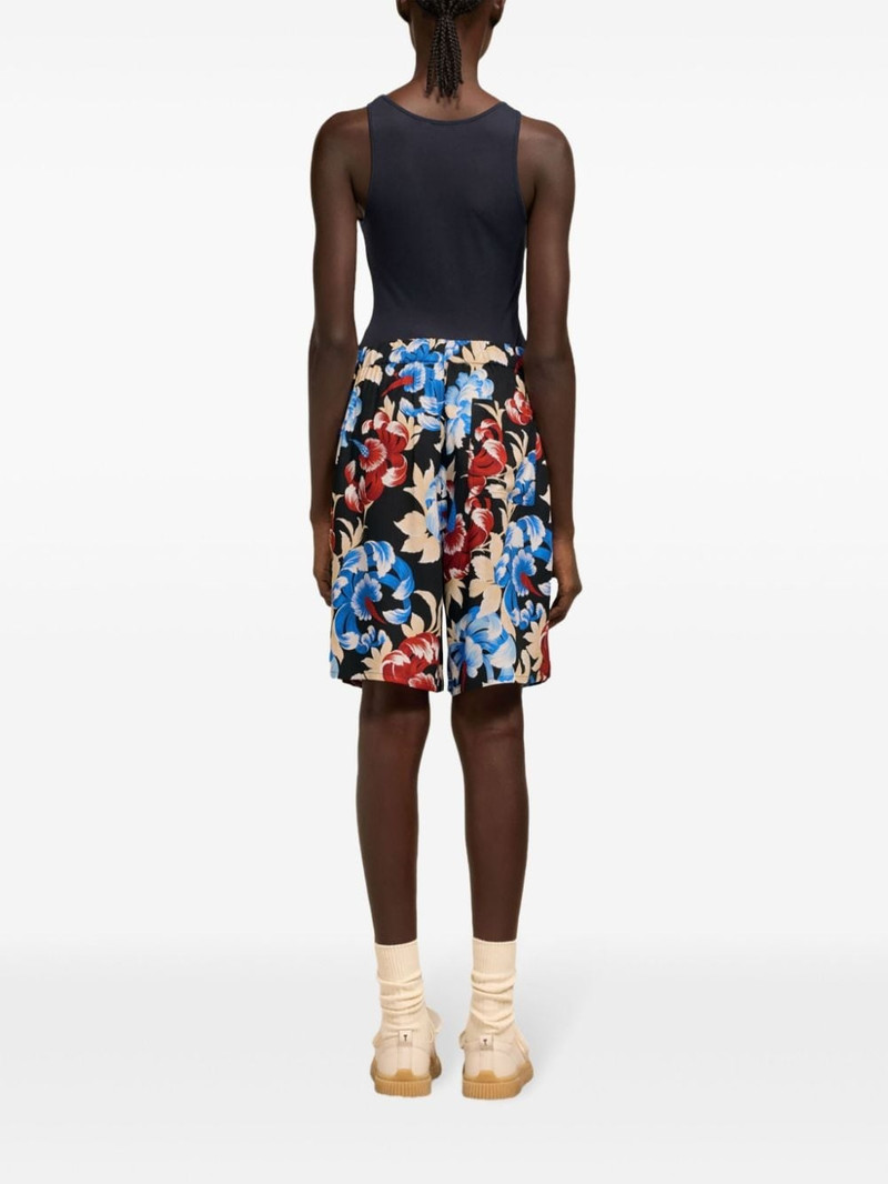 floral-print elasticated-waist shorts 5