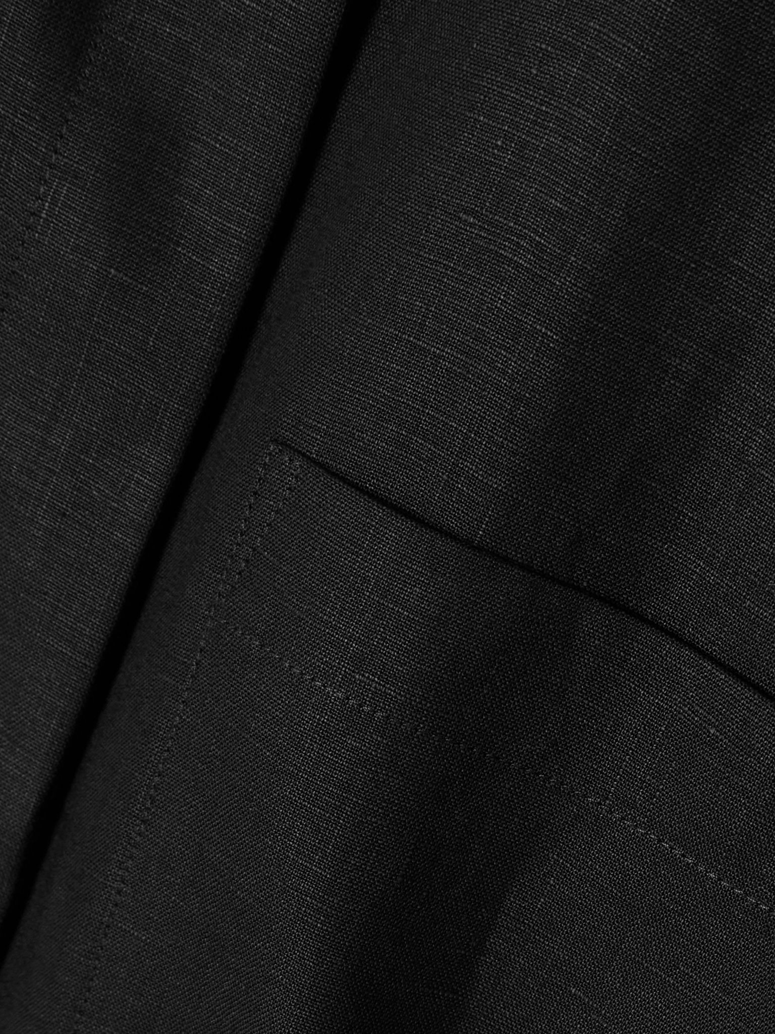 Linen shirt Black - 4