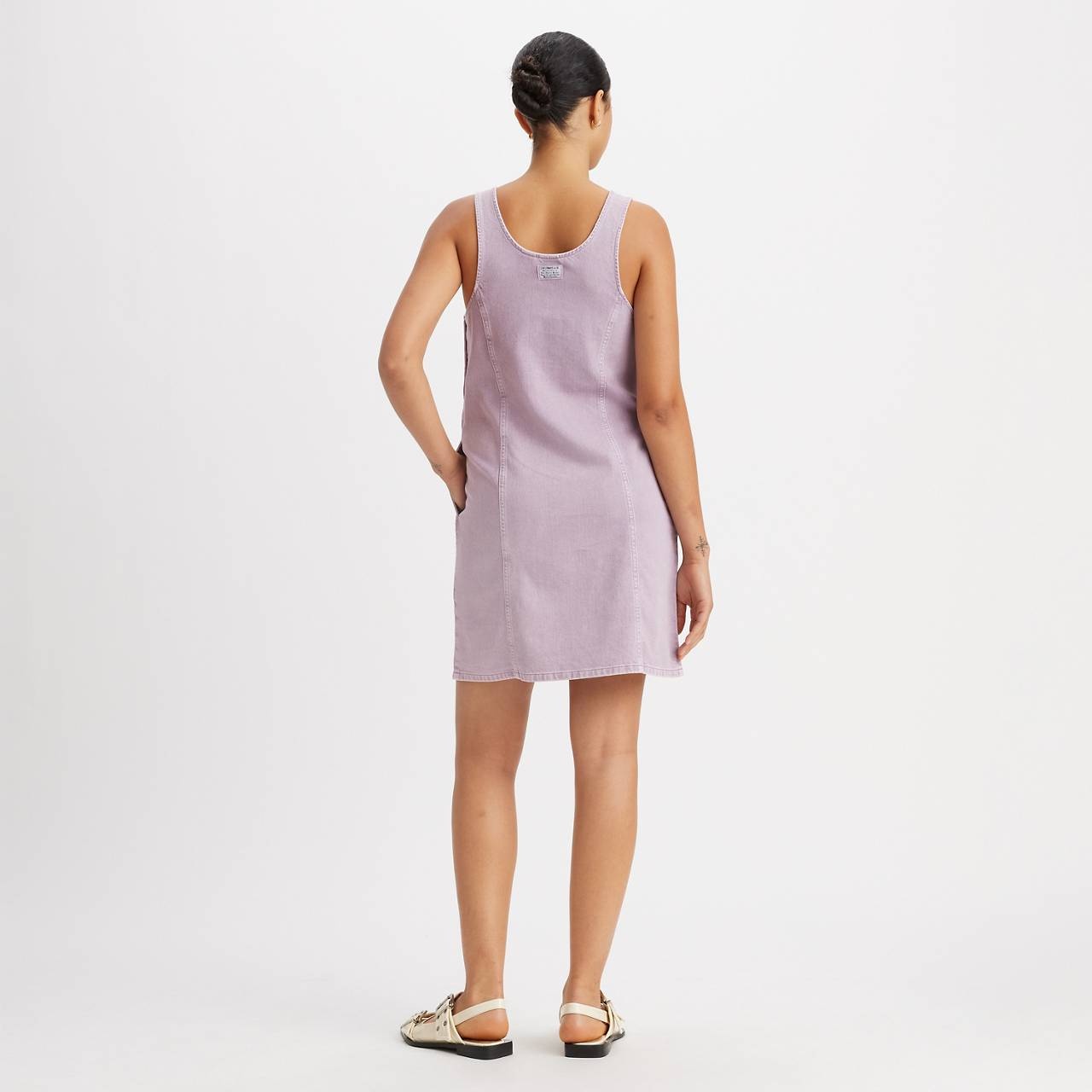 ALY DENIM JUMPER DRESS - 3