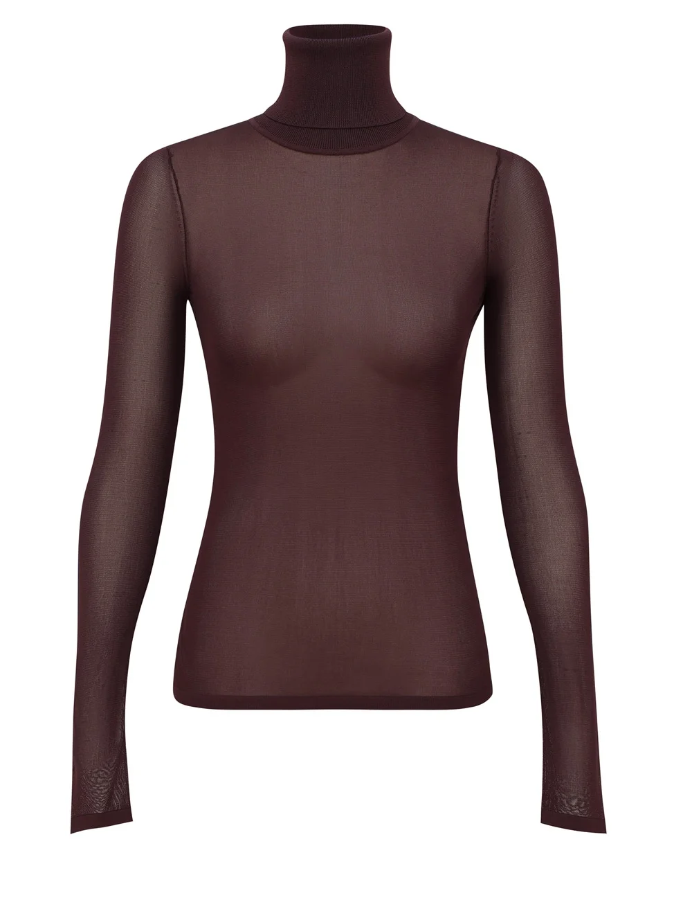 FINE KNIT HIGH NECK TOP - 1