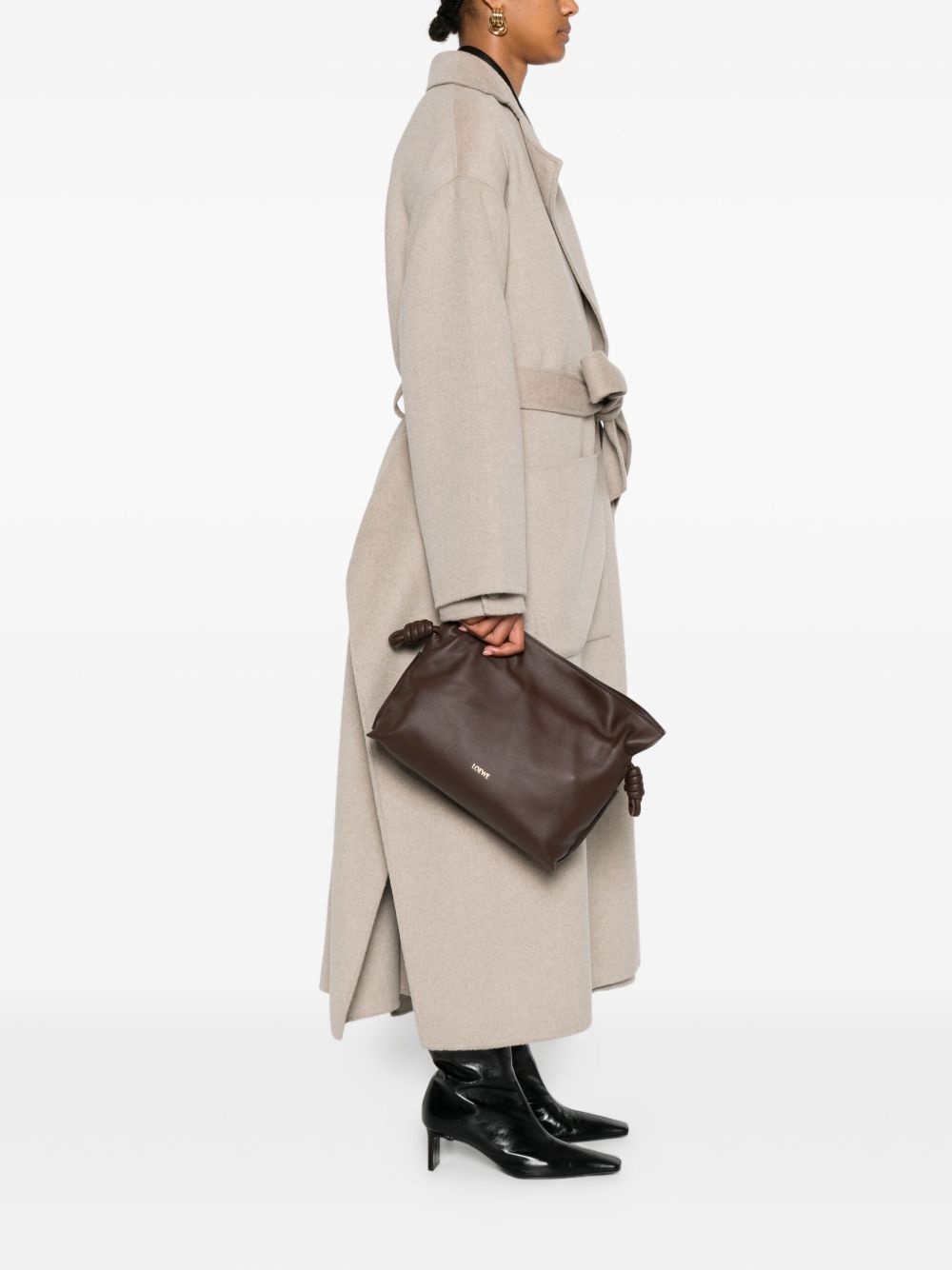 Flamenco leather clutch bag - 2