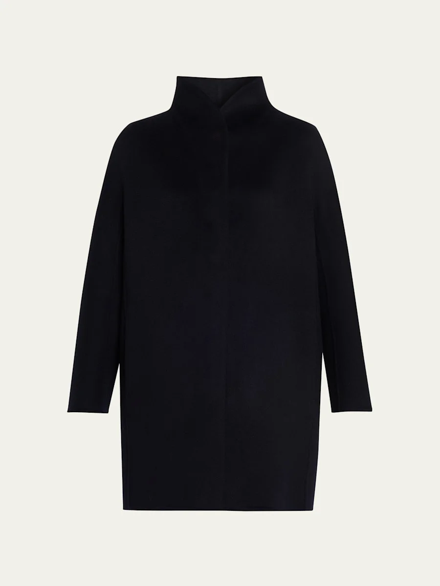 Scotty Single-Breasted Cashmere Coat - 1
