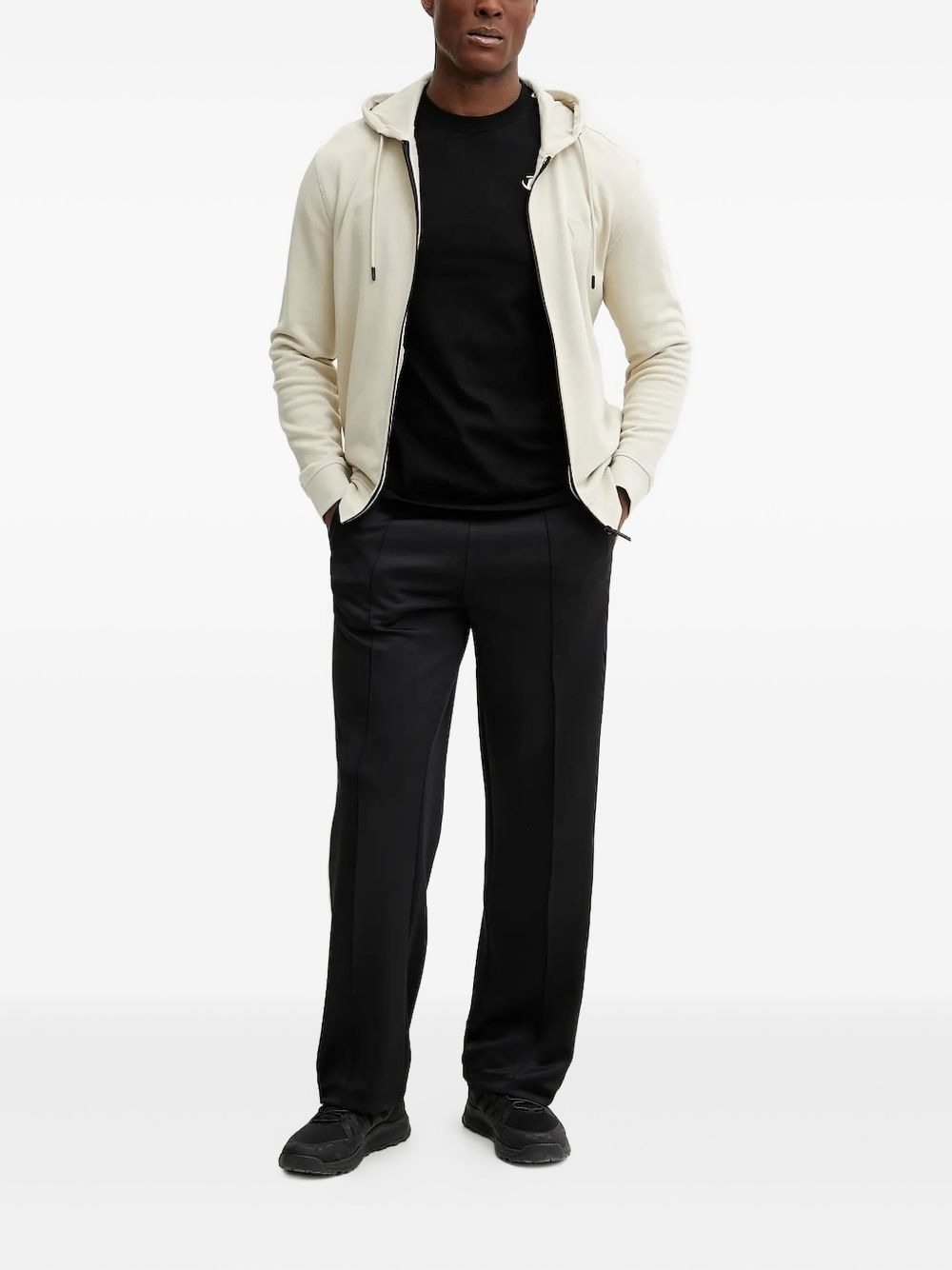 side-stripe track pants - 2