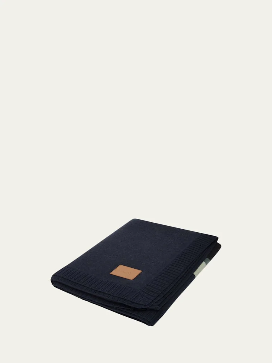 x Louis Wain Futurist Cats Wool Blanket, 55" x 80" - 1