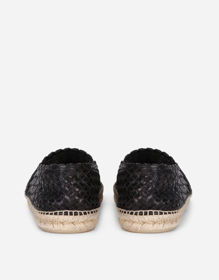 Woven goatskin espadrilles - 3