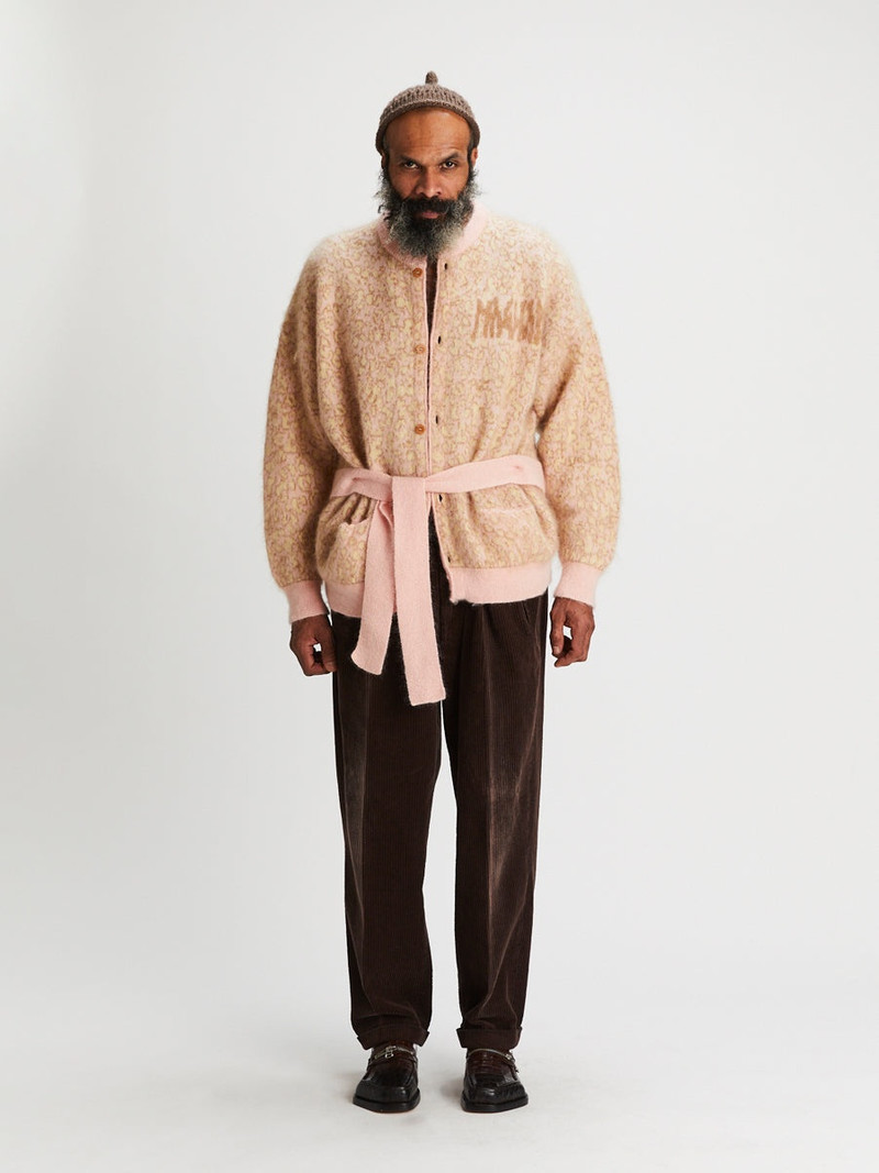 MAGLIANO Stray Cardigan Pink Beige Pois outlook