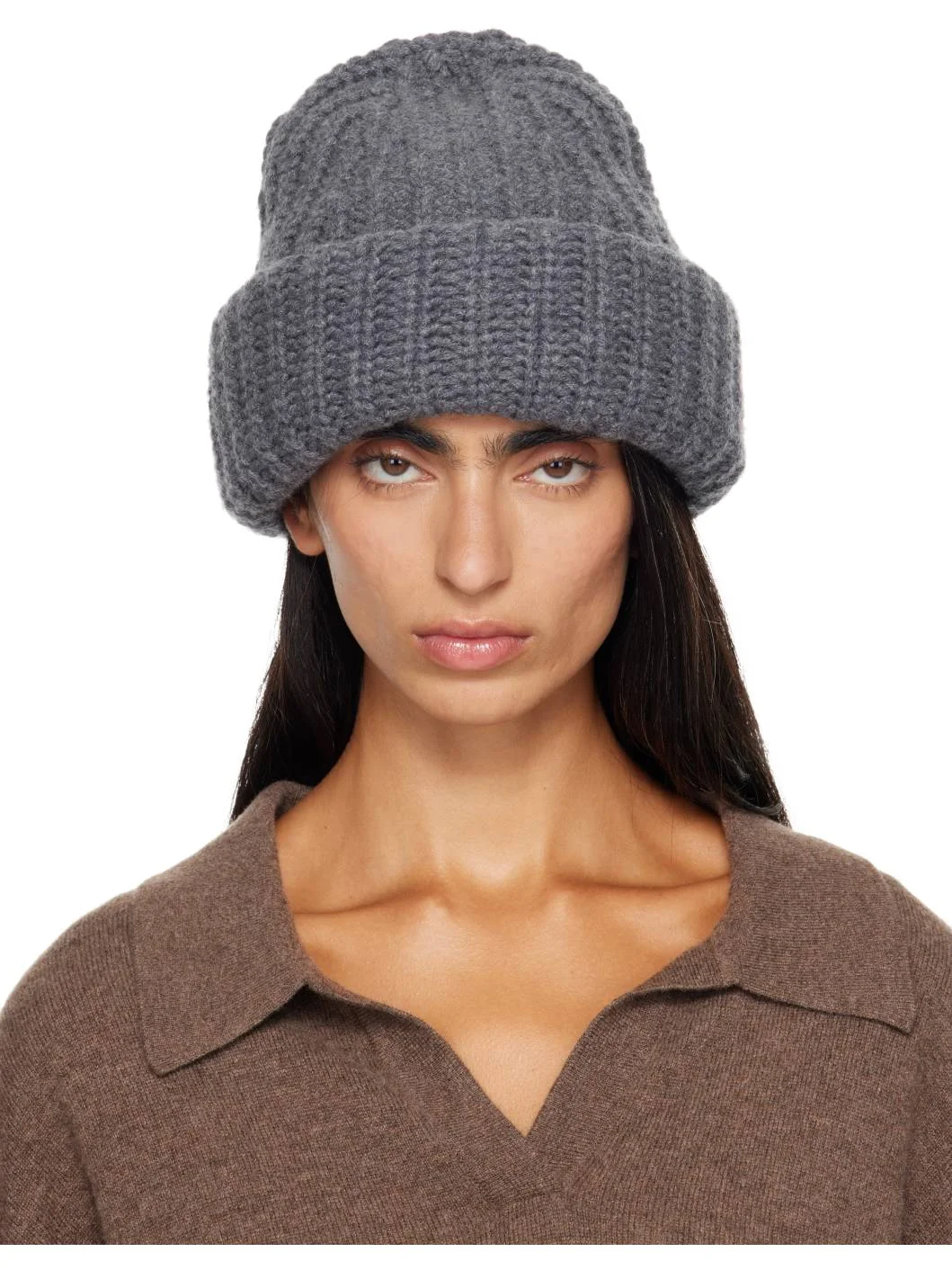 Gray Beatris Beanie - 1