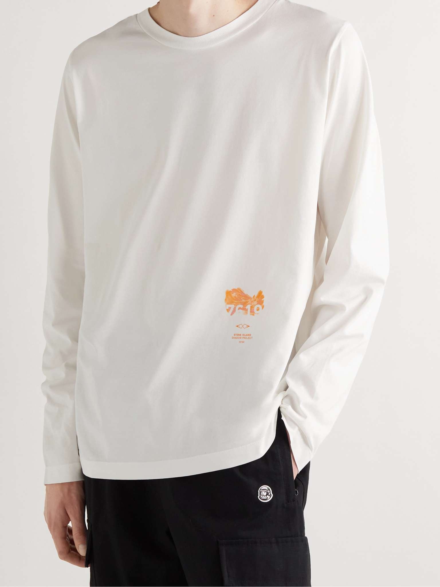 Neo Flora Printed Organic Cotton-Jersey T-Shirt - 4