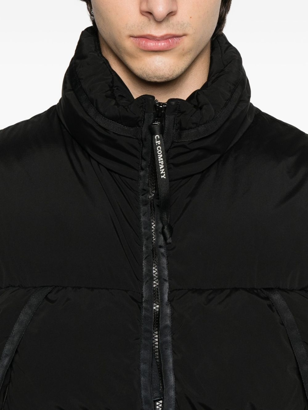 quilted panelled jacket - 5