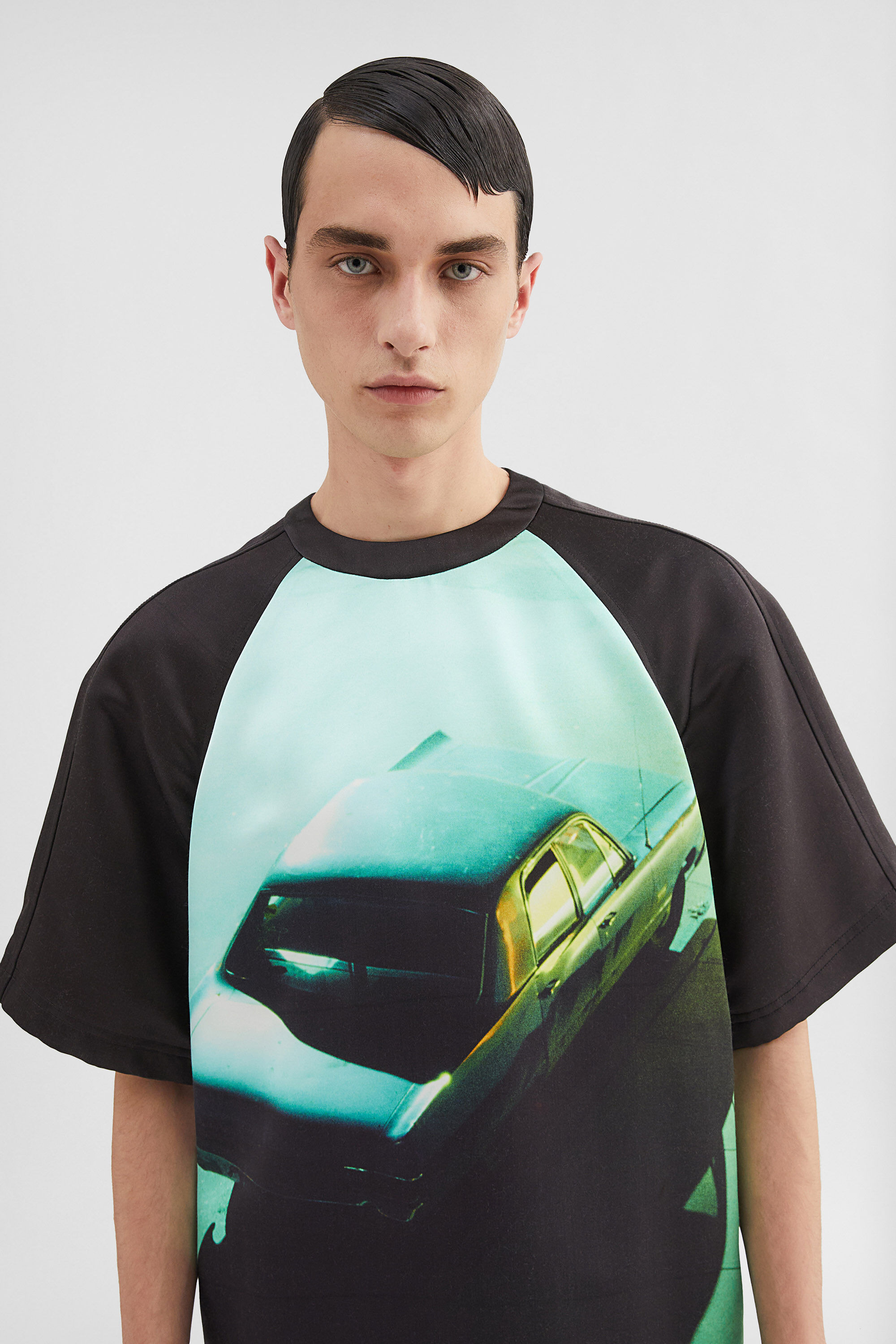 Satin Printed T-Shirt - 4
