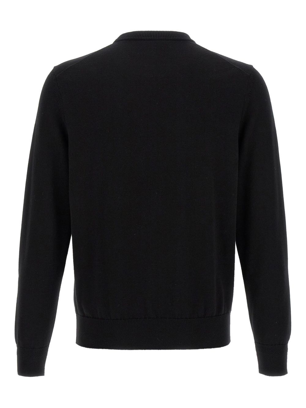logo-patch crew-neck sweater - 2