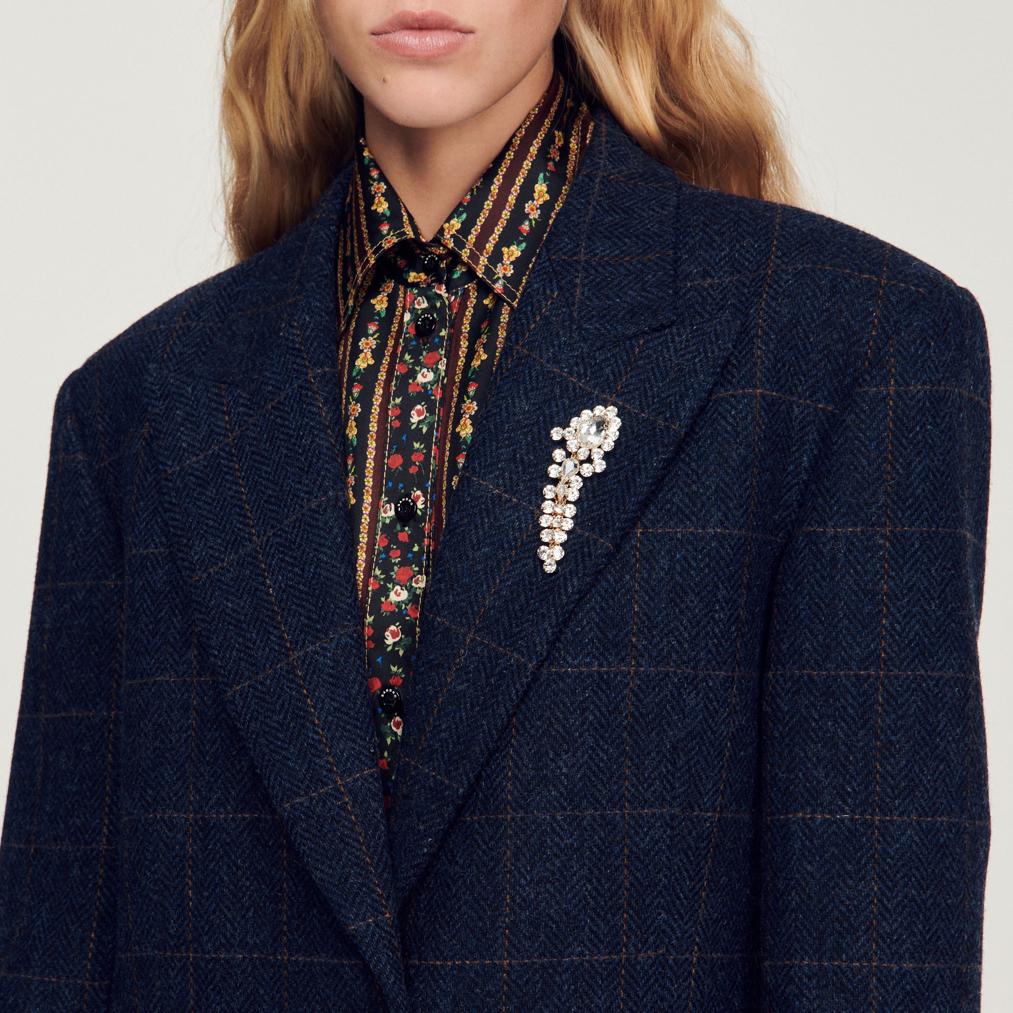 Checked tailored jacket - 4