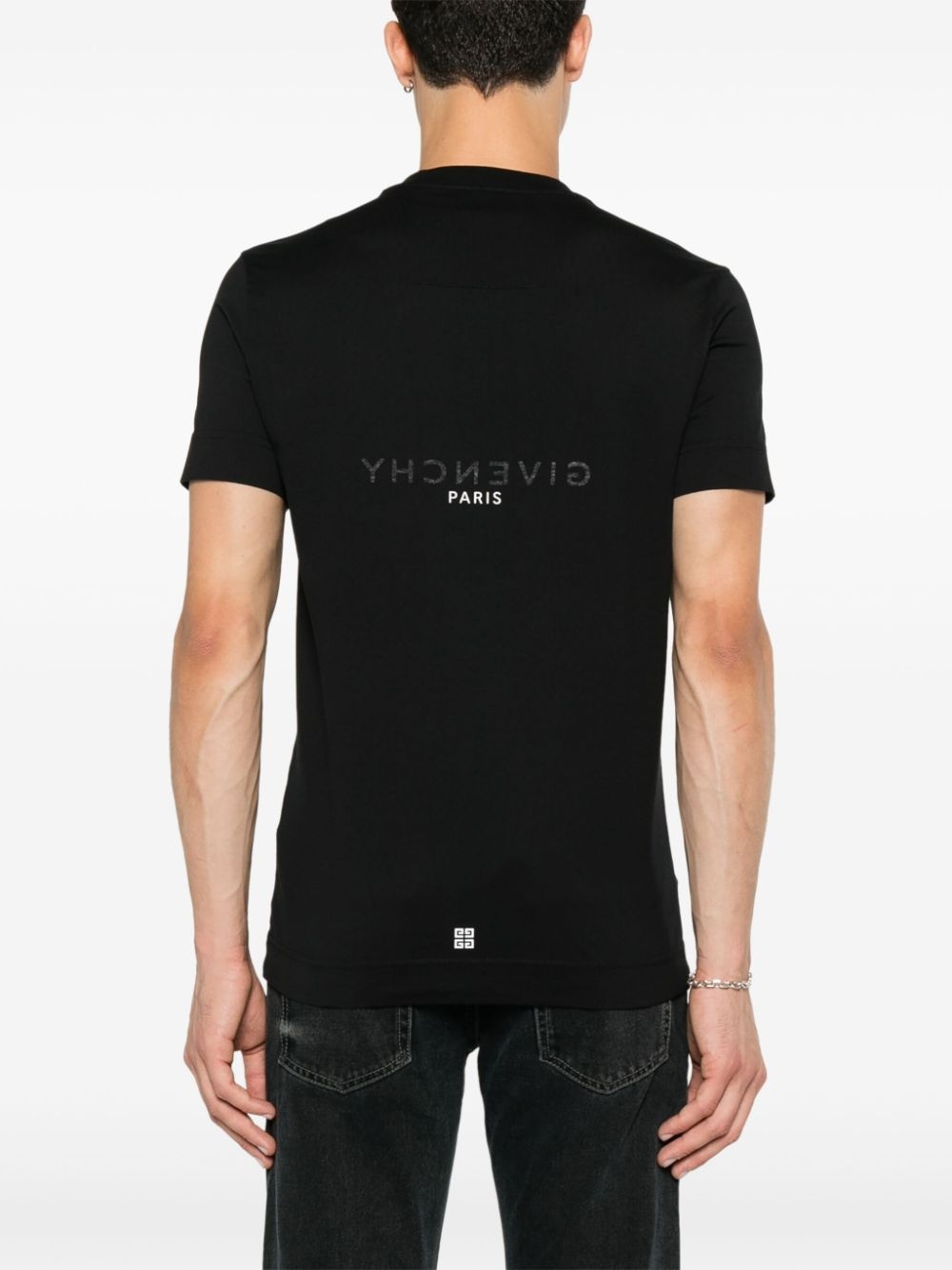 logo-print cotton T-shirt - 4
