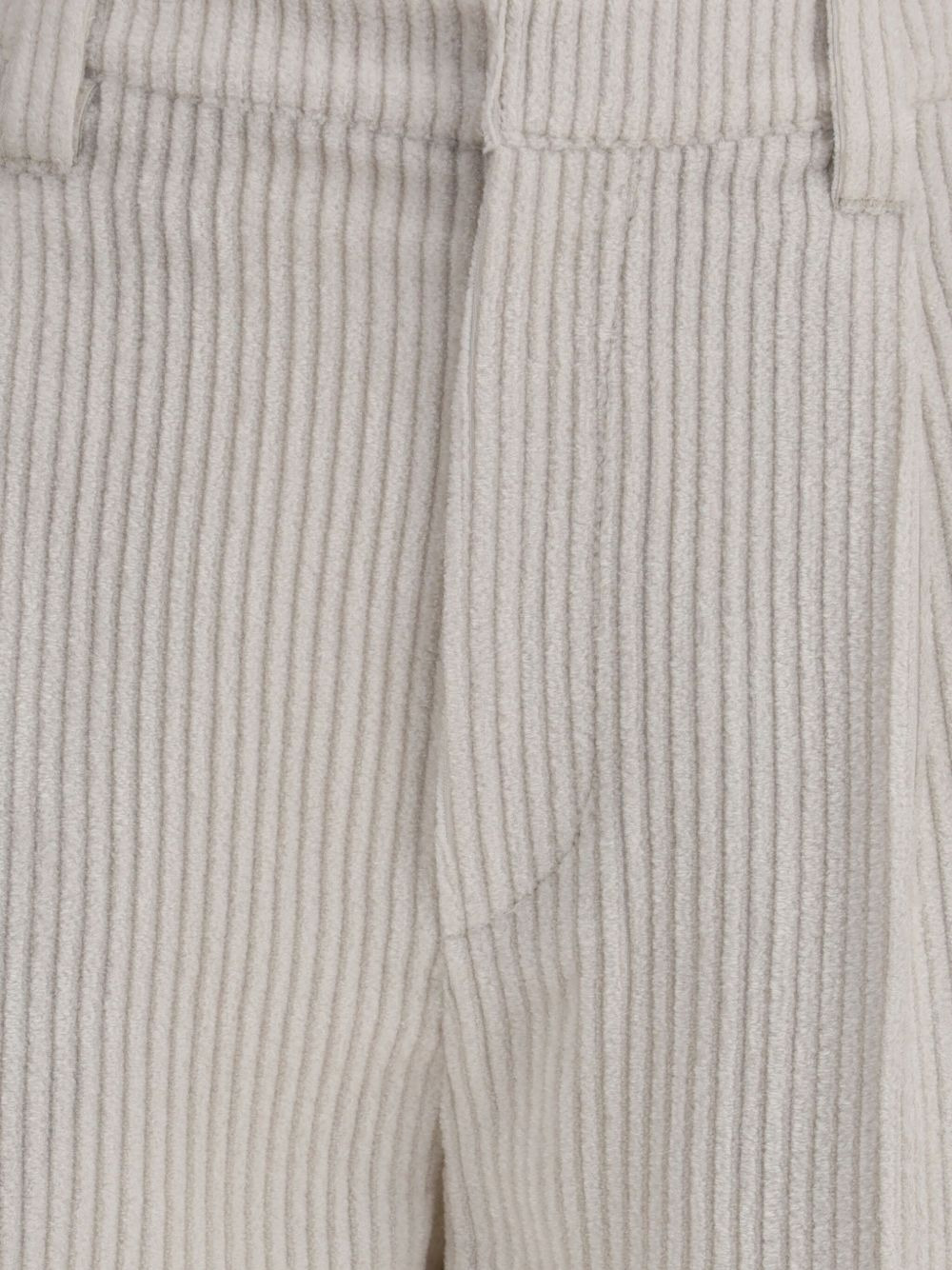 corduroy wide-leg trousers - 4