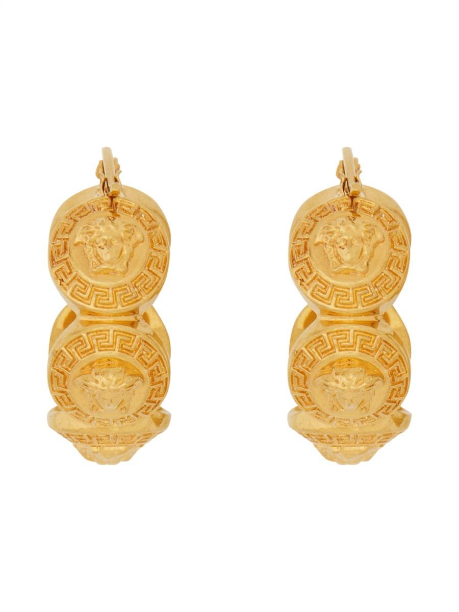 VERSACE MEDUSA TRIBUTE HOOP EARRINGS - 1